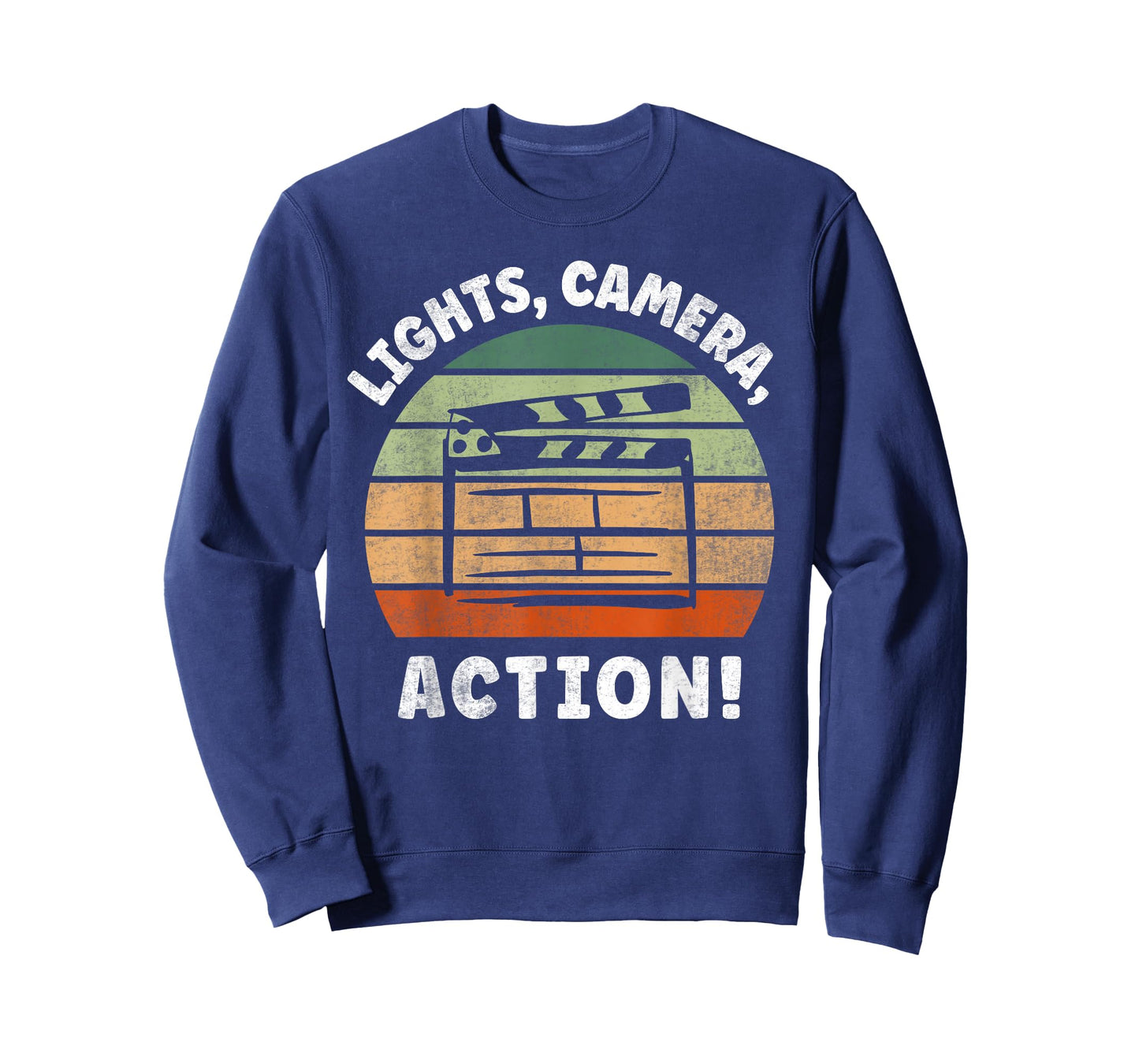 Lights Camera Action Movie Director Movie Clapper Board T-Shirt
