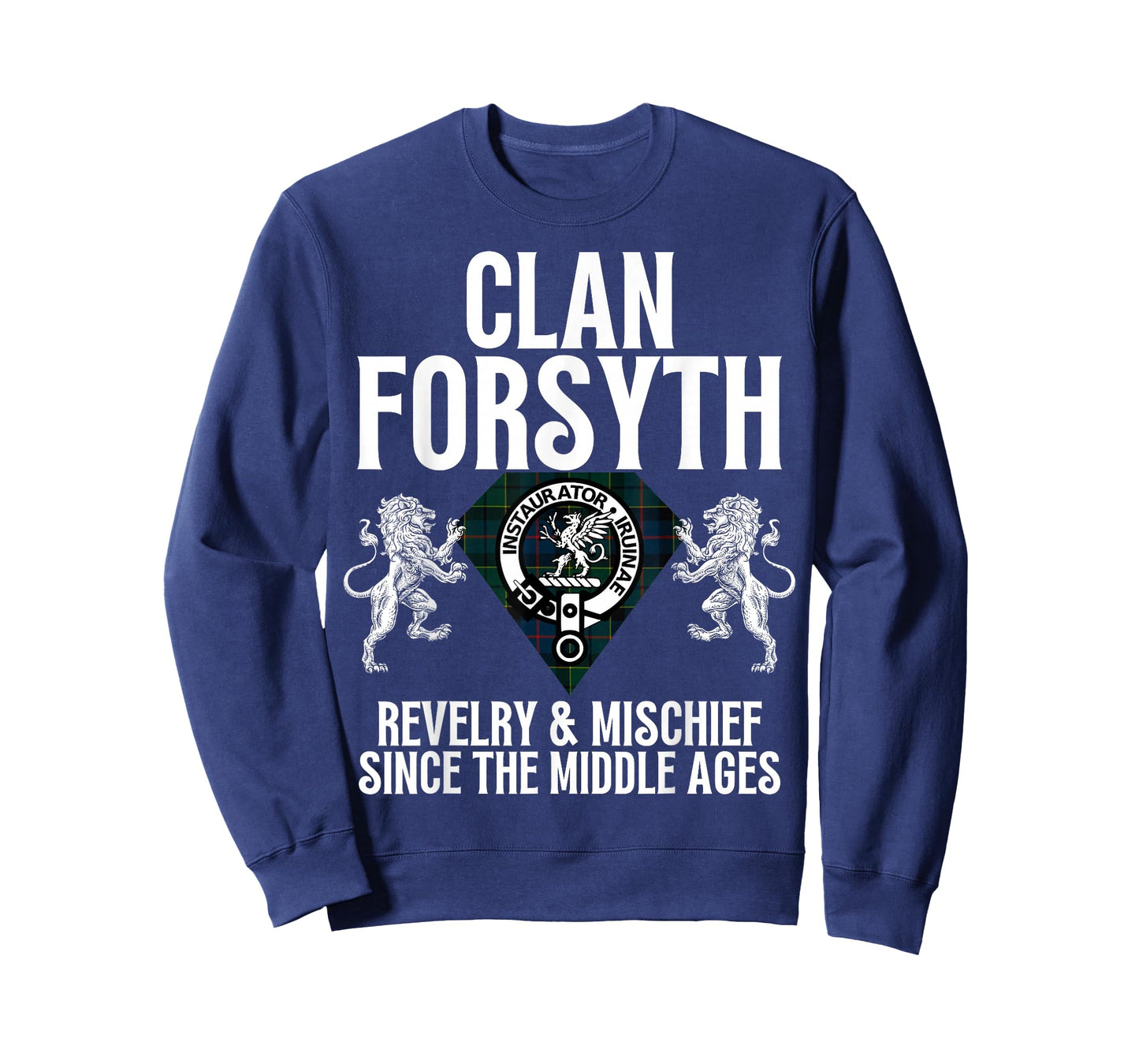 Forsyth Clan Scottish Name Coat Of Arms Tartan Family Party T-Shirt