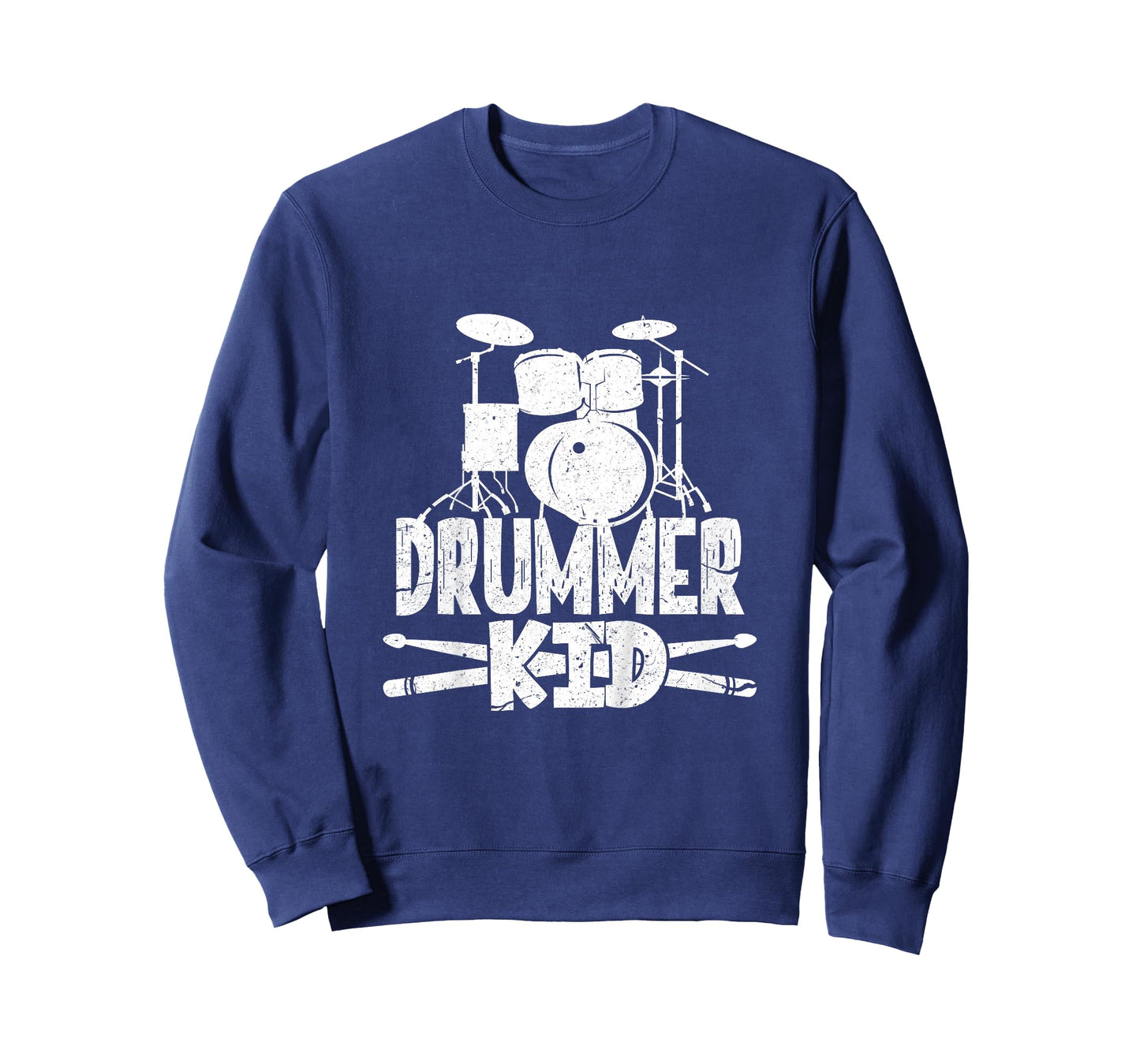 Kids Drummer Kid Funny Drum Set Drummer Boy T-Shirt