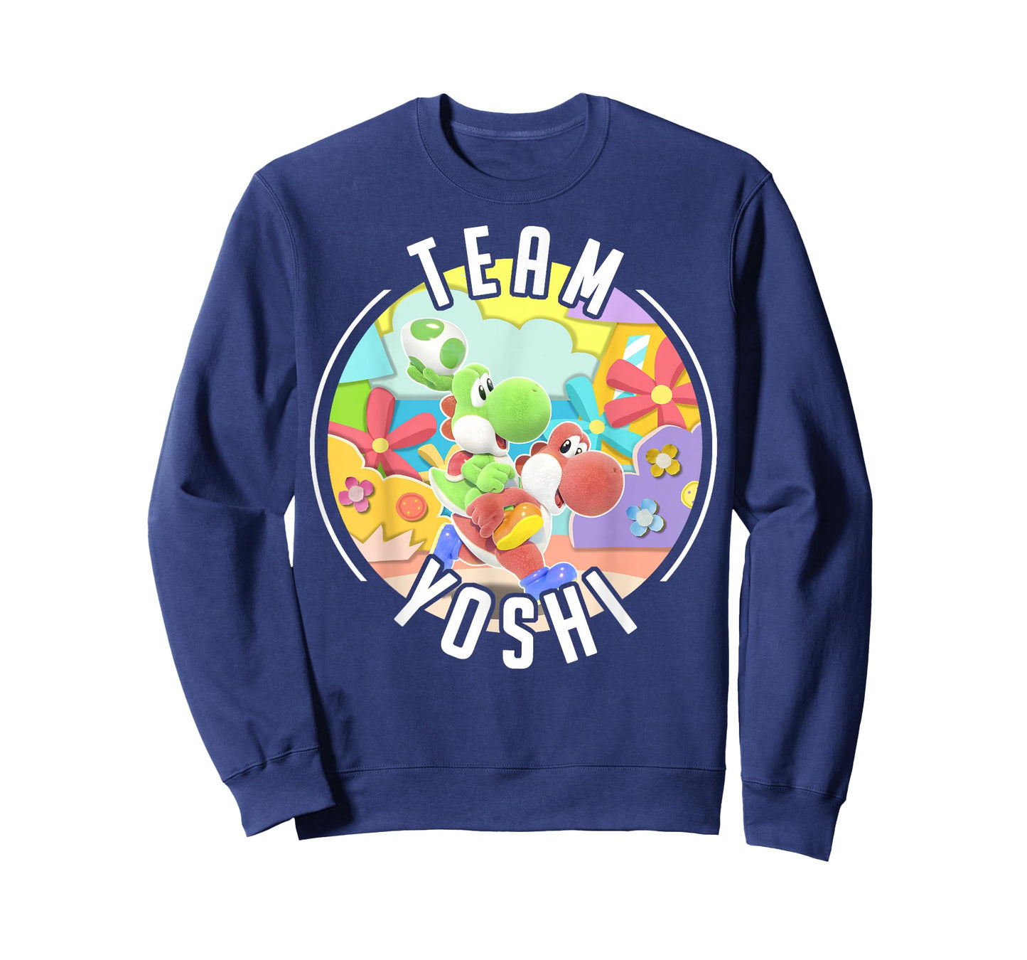 Yoshi's Crafted World Team Yoshi Piggyback Poster T-Shirt