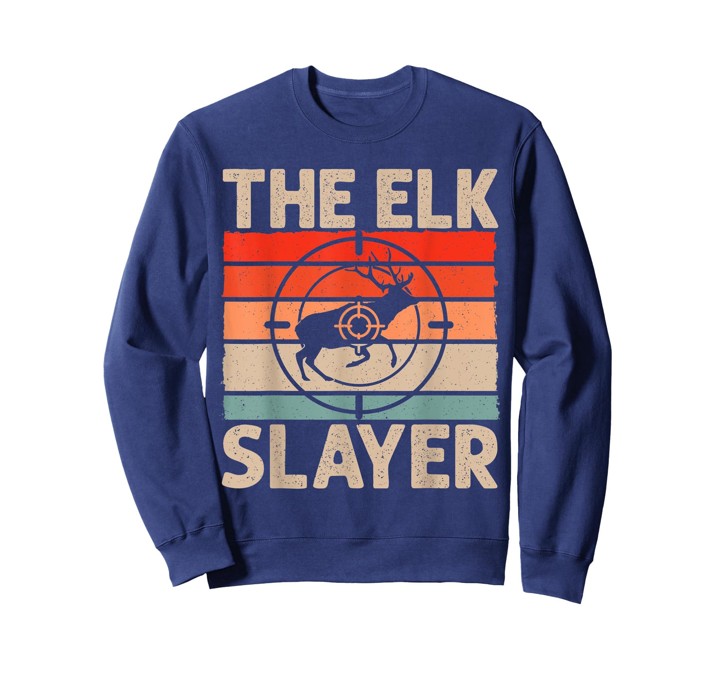 Elk Hunter Retro Vintage The Elk Slayer Elk Hunting T-Shirt