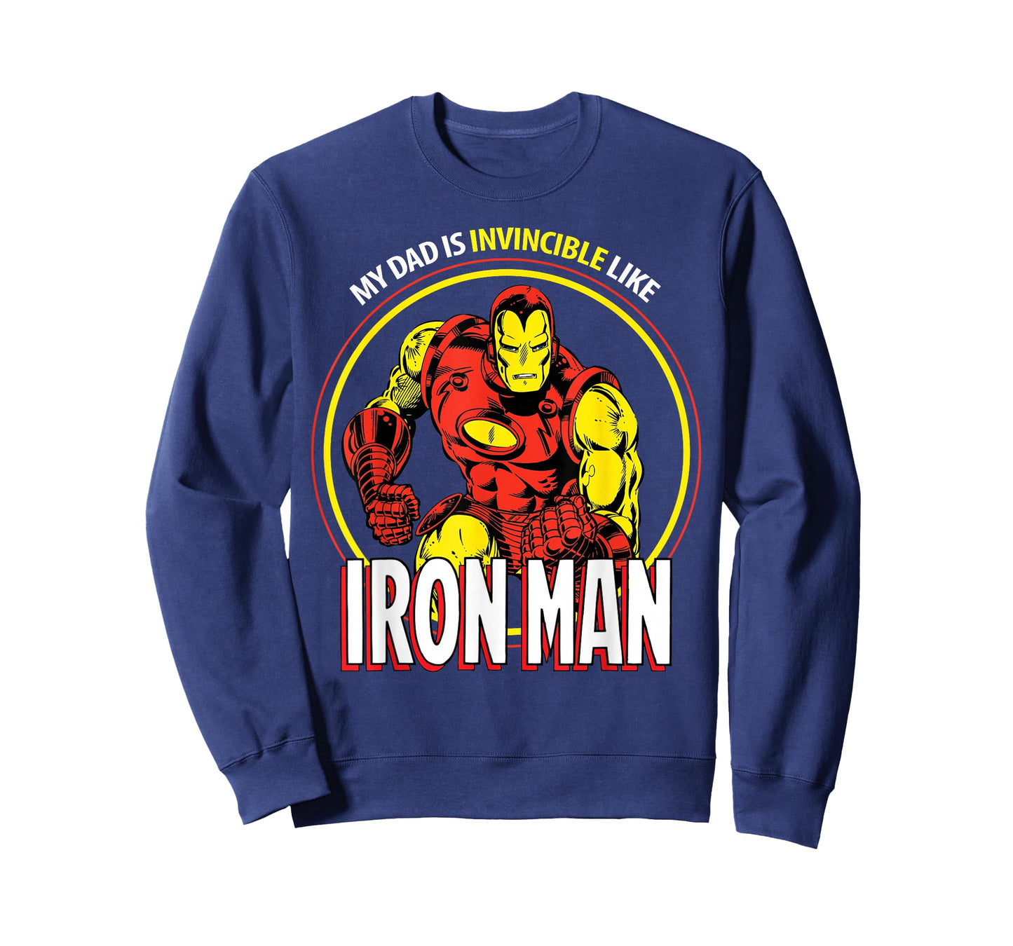 Marvel Dad Is Invincible Like Iron Man Father's Day T-Shirt