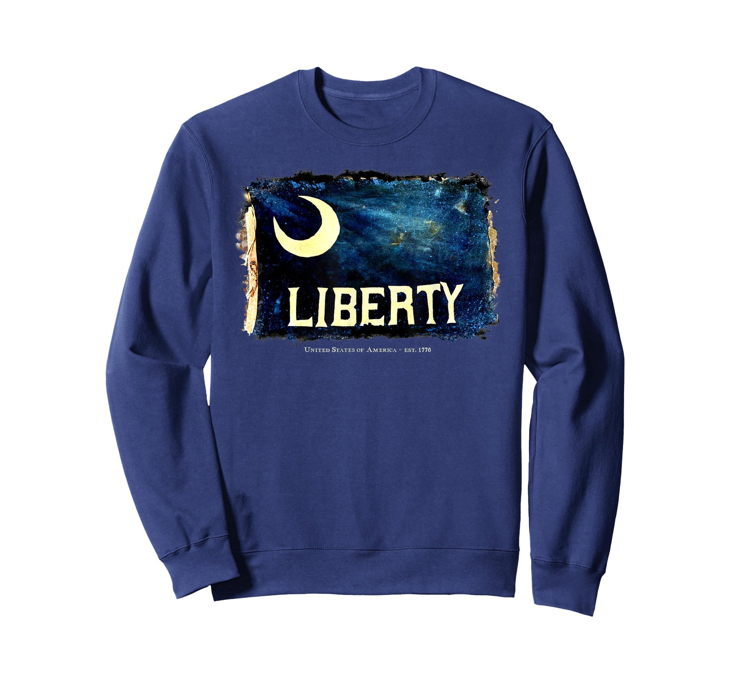American Flag LIBERTY Ft Moultrie South Carolina Militia T-Shirt for Women Men