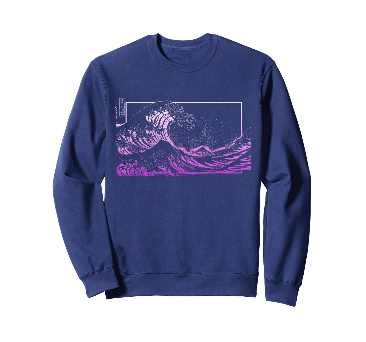 Purple Great Wave Off Kanagawa Purple Color Graphic T-Shirt