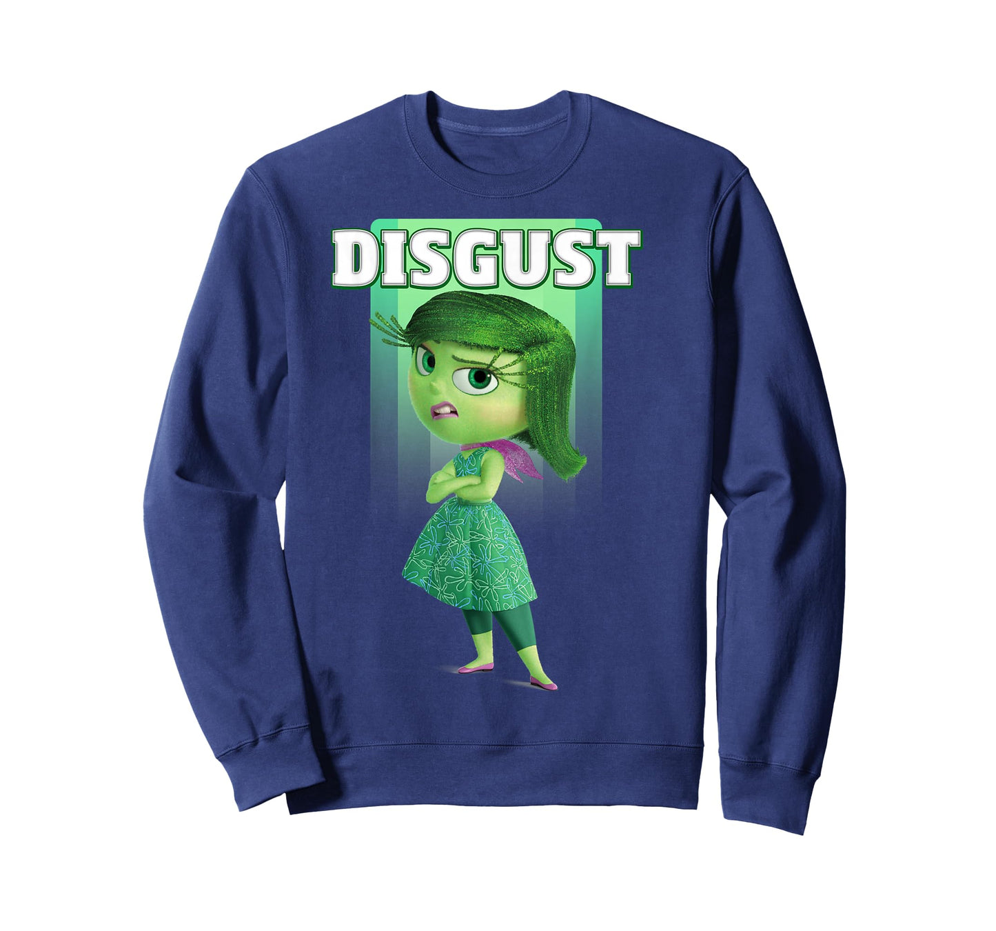 Disney Pixar Inside Out Disgust Green Retro Poster Logo T-Shirt