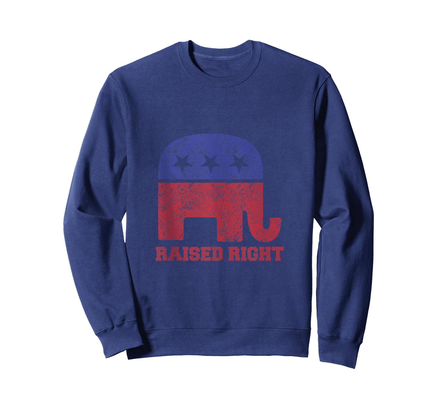 Raised Right! Republican Elephant Vintage Logo Tank Top