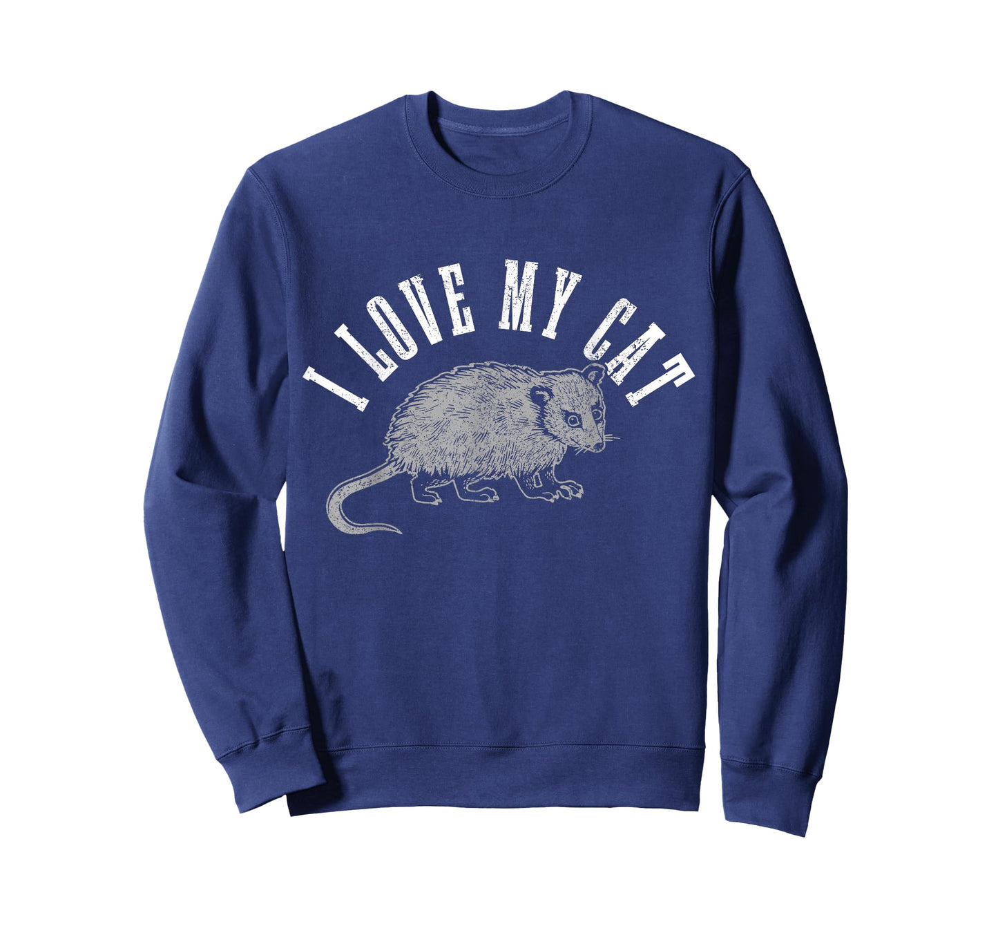 Opossum I Love My Cat Funny Opossum T-Shirt