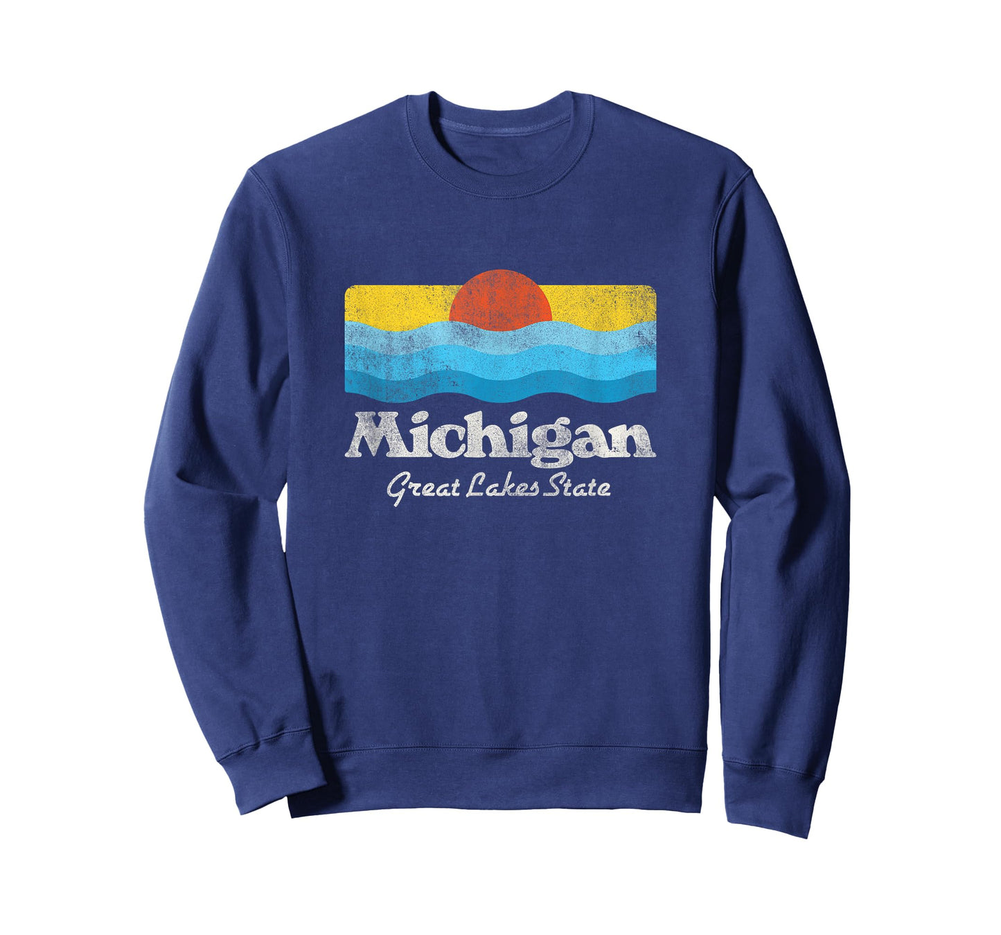 Retro Michigan Great Lakes State T-Shirt T-Shirt