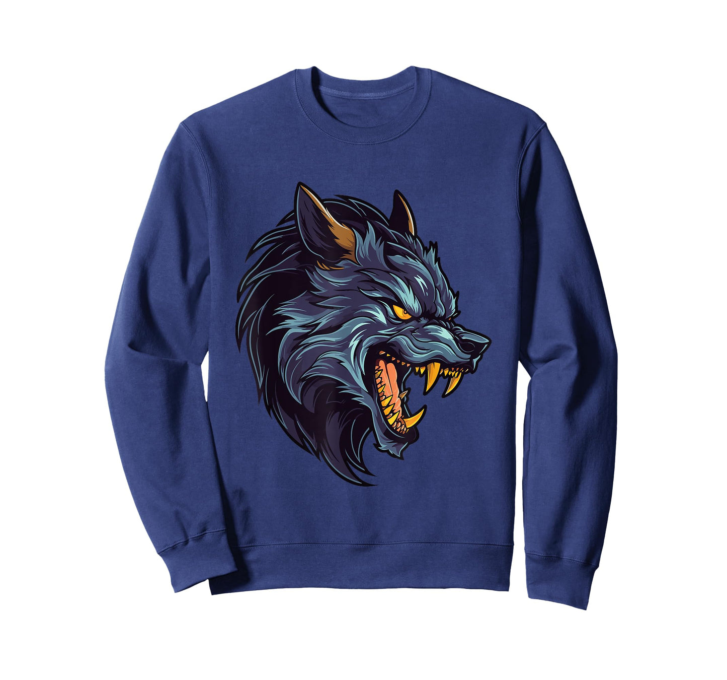 Werewolf Design Scary Halloween T-Shirt