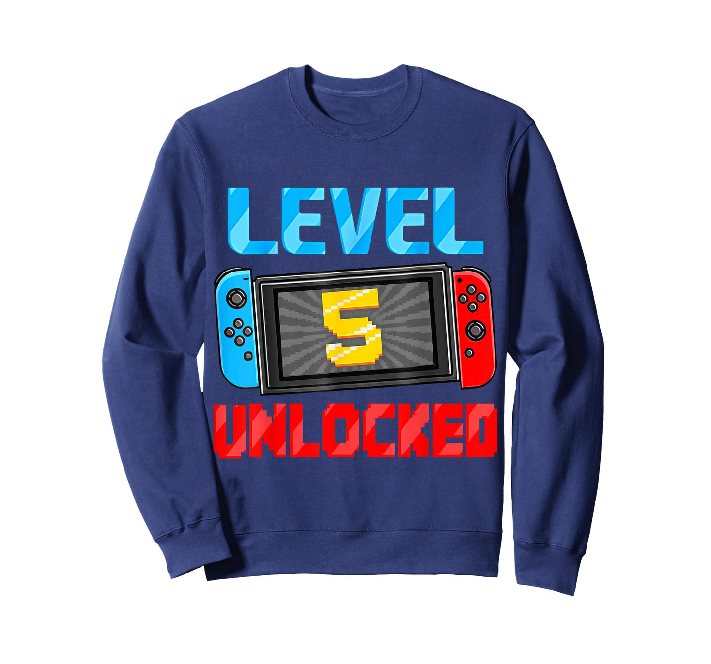 Level 5 Unlocked Gamer 5th Birthday Gift Video Game Boys T-Shirt