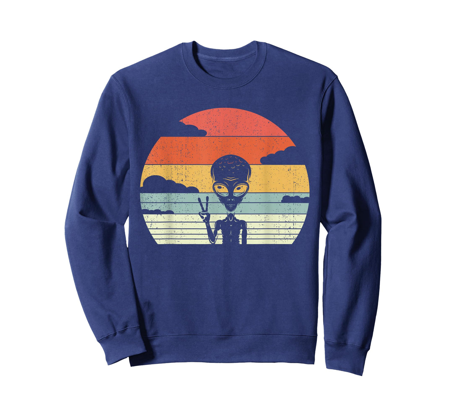 Retro Alien Extraterrestrial Space - Vintage Alien T-Shirt