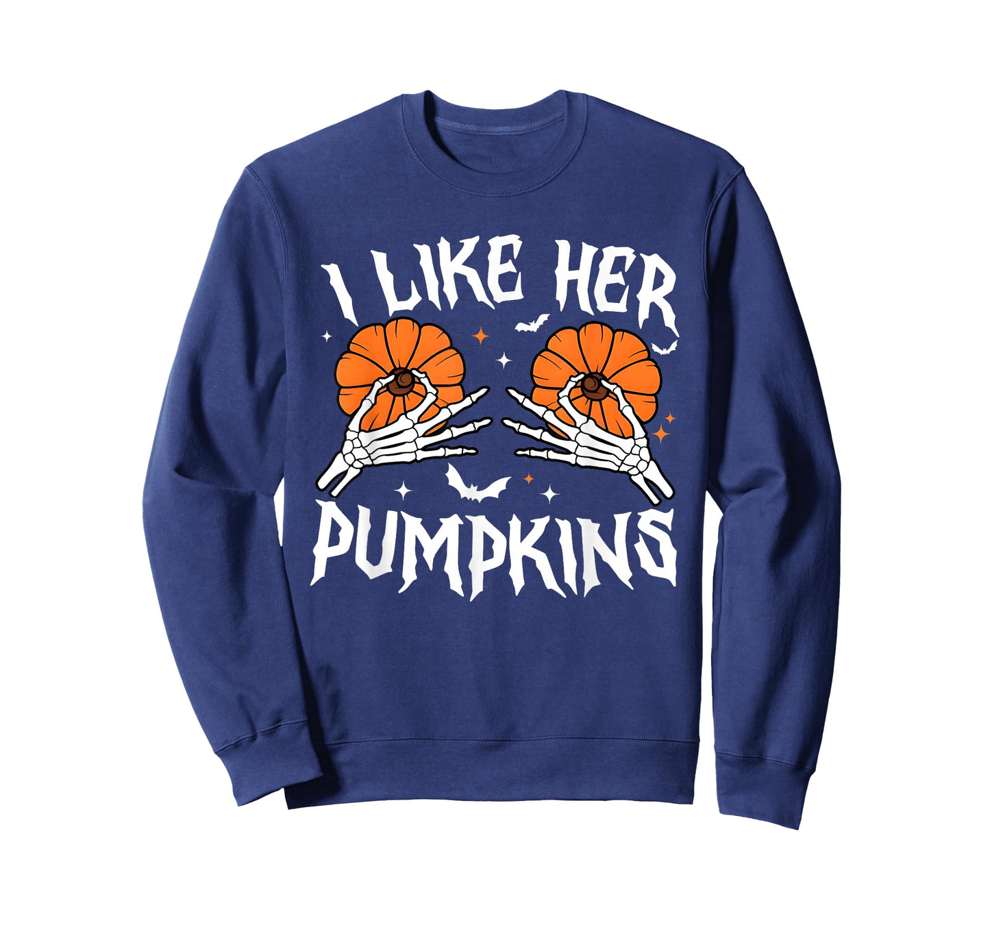 I Like Her Pumpkins I Like His Broomstick Halloween Couple T-Shirt