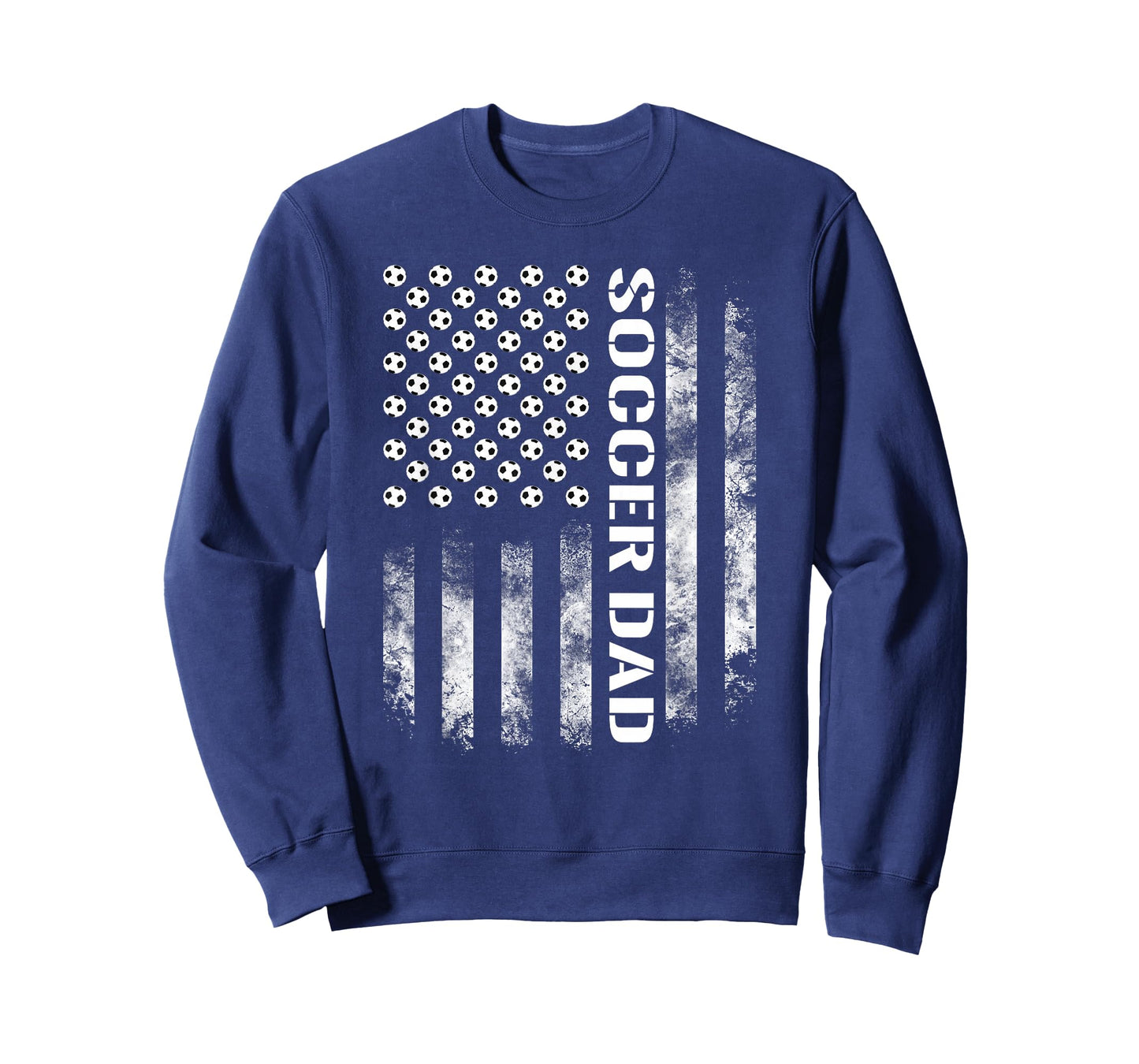 Soccer Dad Funny USA Flag Father's Day Gift T-Shirt
