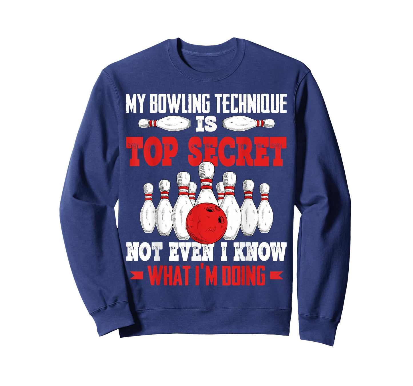 Funny Bowling Technique Ball Bowler Bowling Men Kids Boys T-Shirt