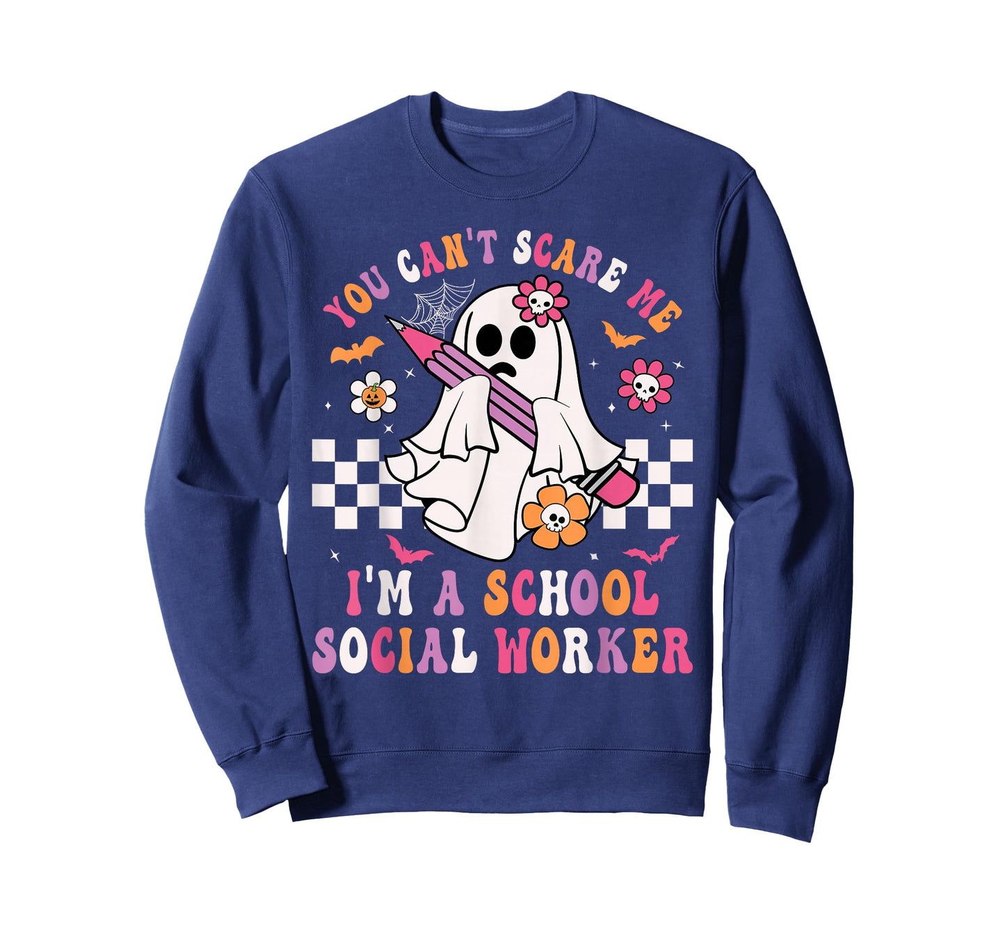 You Can't Scare Me I'm a School Social Worker Halloween T-Shirt