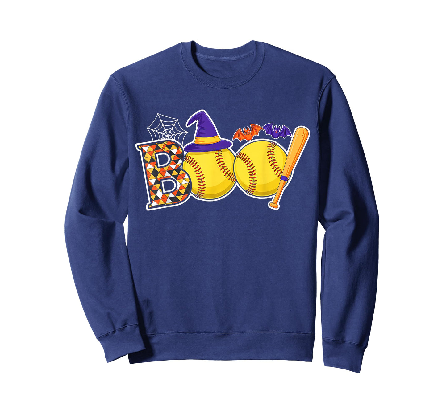 Softball Boo Creepy Halloween Costume Pumpkin Softball Lover T-Shirt