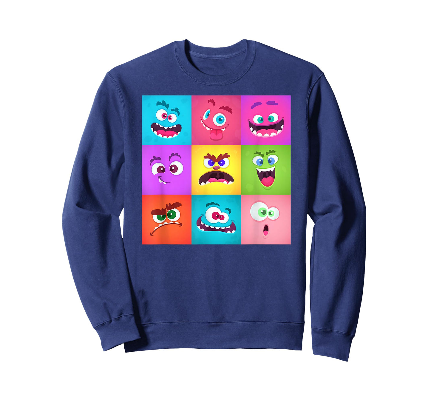 Cute Monster Face Emotion Halloween Costume Gift T-Shirt