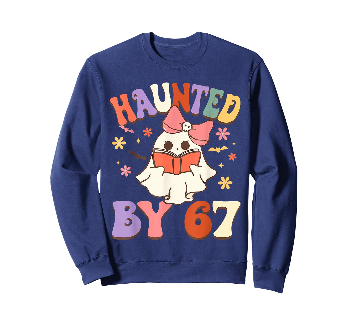 Haunted by 67 Meme Funny Six Seven 6 7 Halloween Teachers T-Shirt