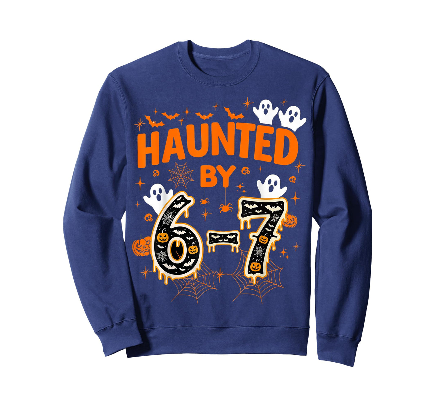 Haunted by 6-7 Funny Halloween Math Teacher Joke T-Shirt