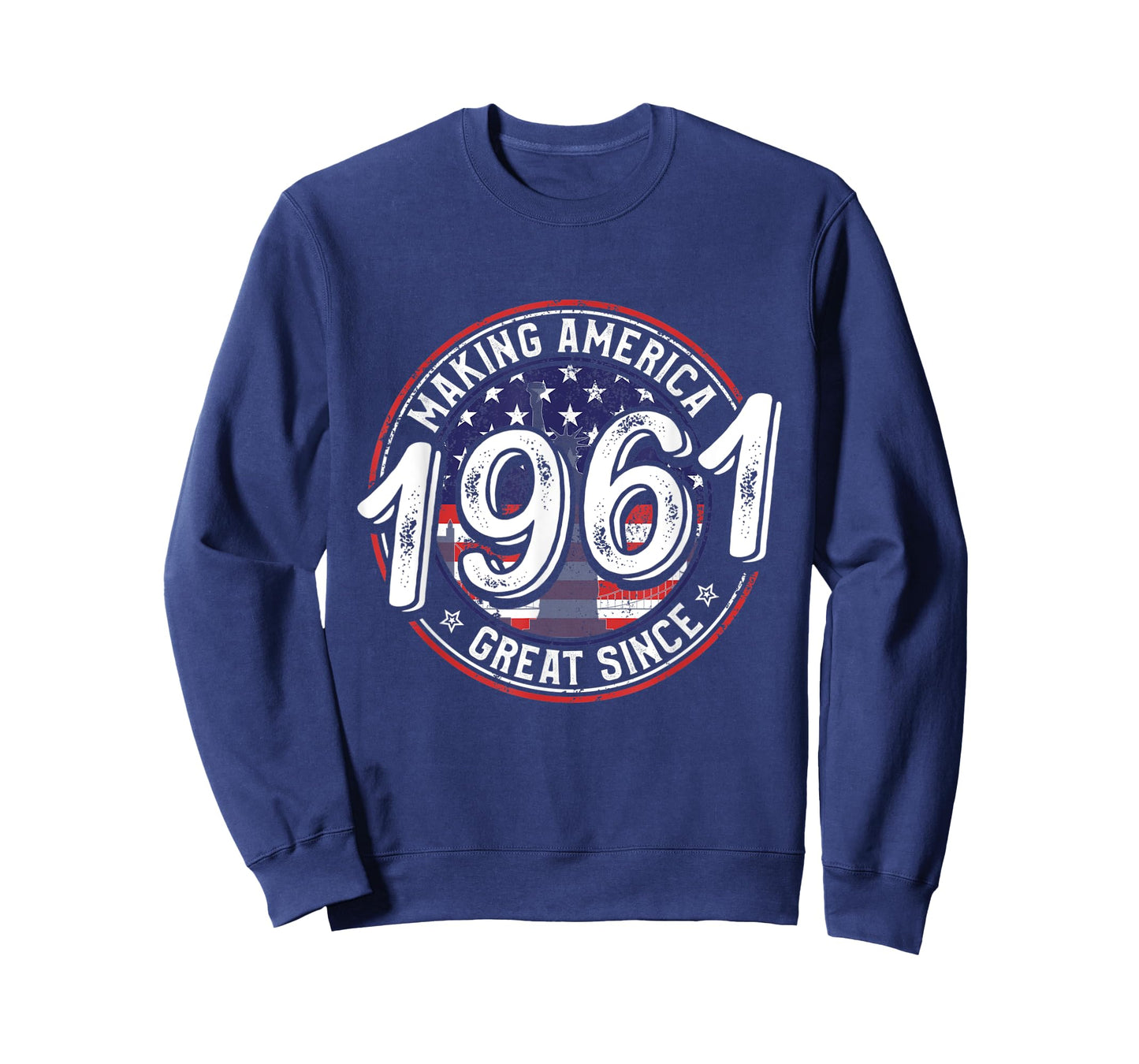 Making America Great Since 1961 American Flag Birthday Women Kids Men T-Shirt