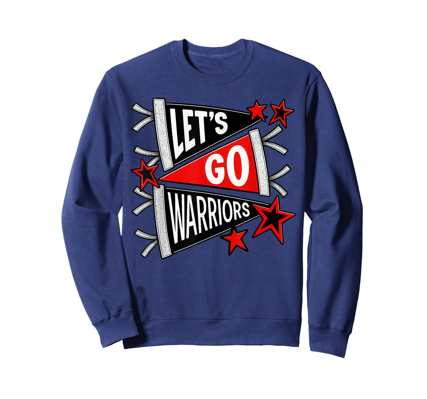 Let’s Go Warriors Team Spirit Cheer Game Day T-Shirt