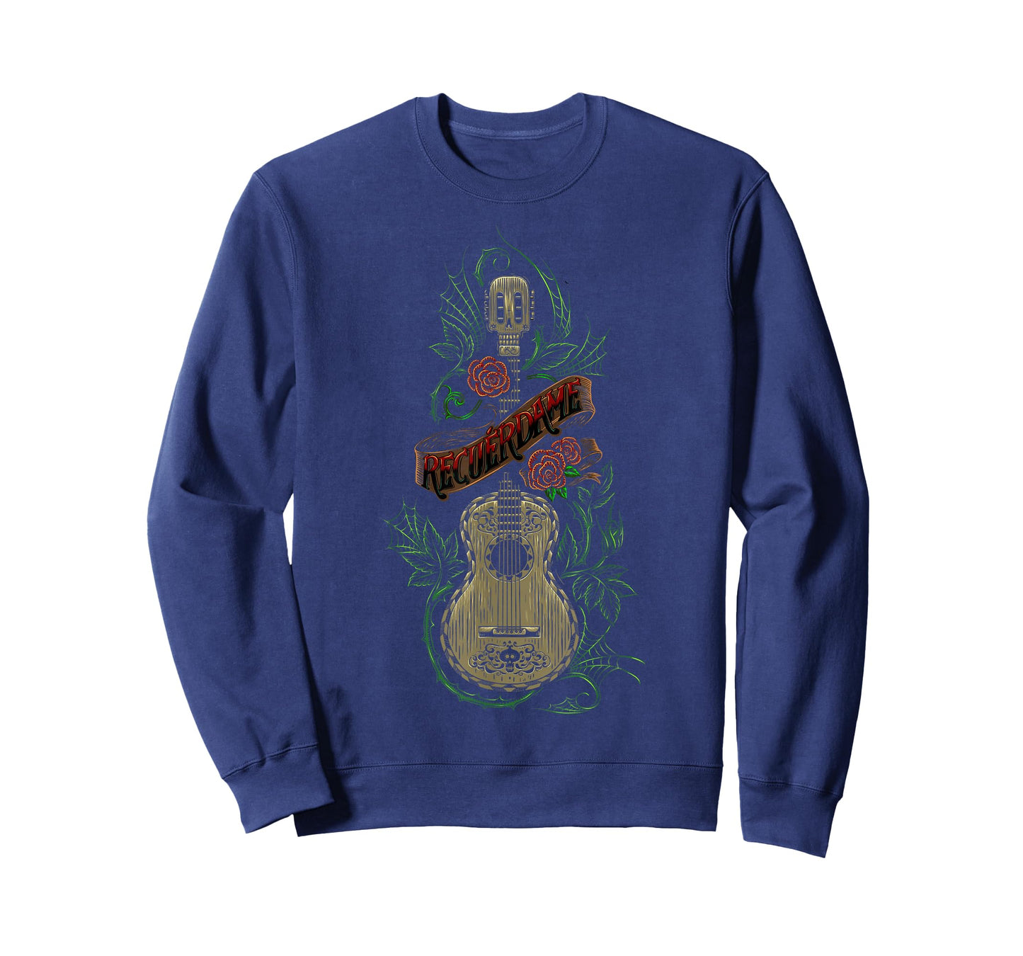 Disney Pixar Coco Recuerdame Guitar Portrait T-Shirt