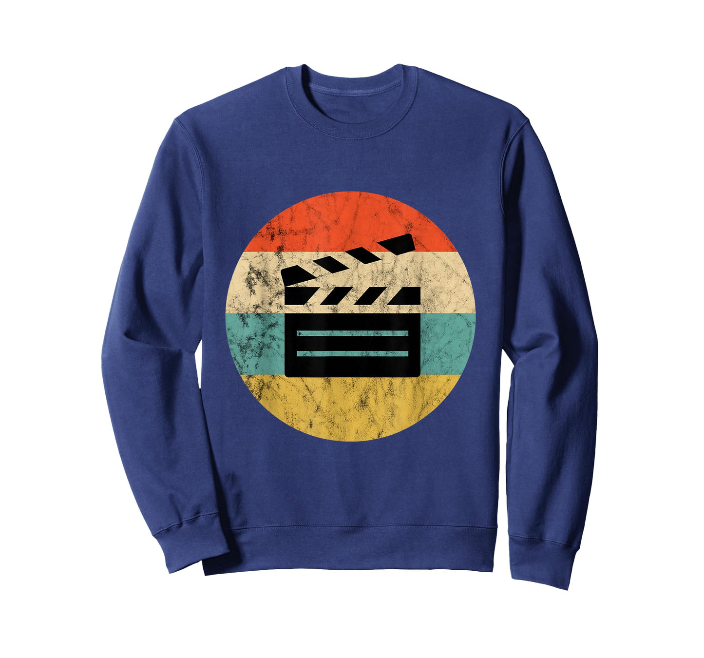 Filmmaker Clapboard Film Director Lover Retro Vintage Sunset T-Shirt