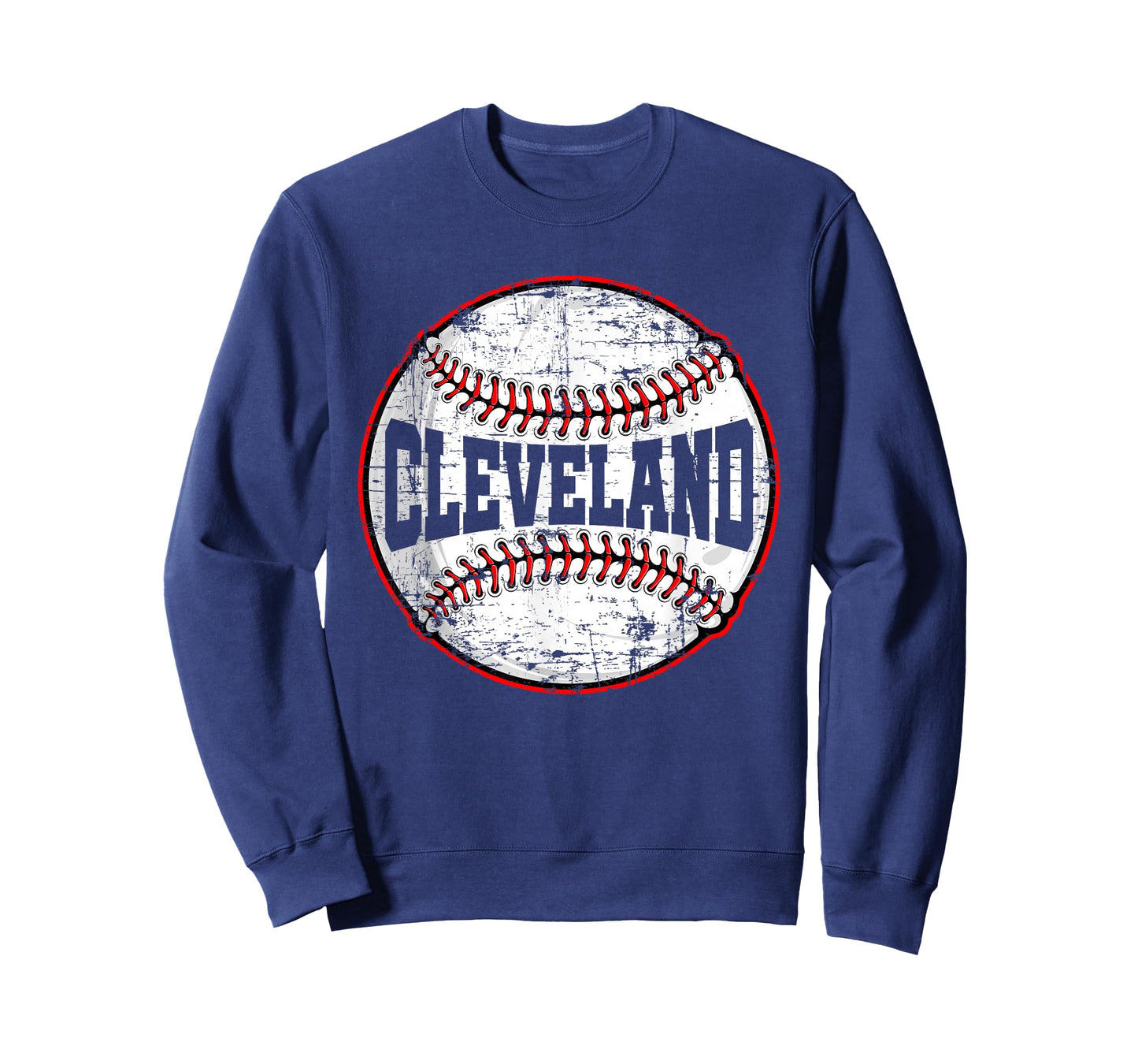 Baseball Lover Men Women Vintage Cleveland Cityscape T-Shirt