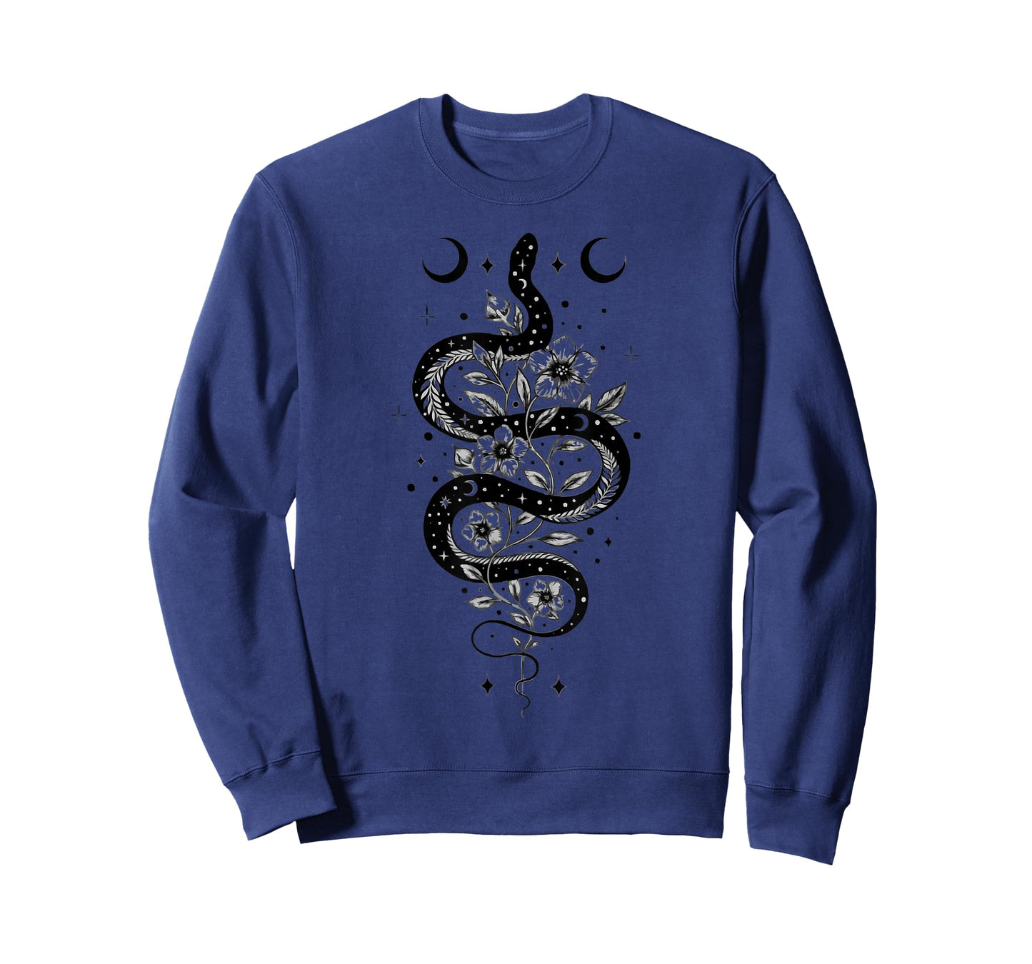 Snake & Flowers Gothic Witchy Punk T-Shirt