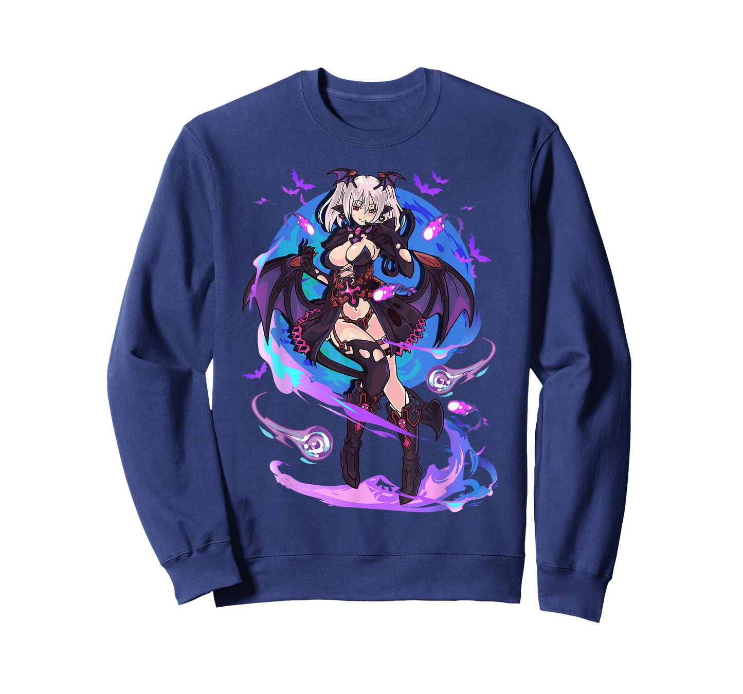 Anime Demon Girl Japanese Aesthetic Waifu Kawaii Otaku Art T-Shirt