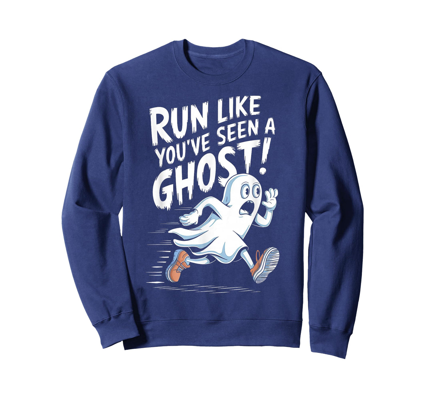Run Like You've Seen A Ghost Halloween 5K Race Runner T-Shirt