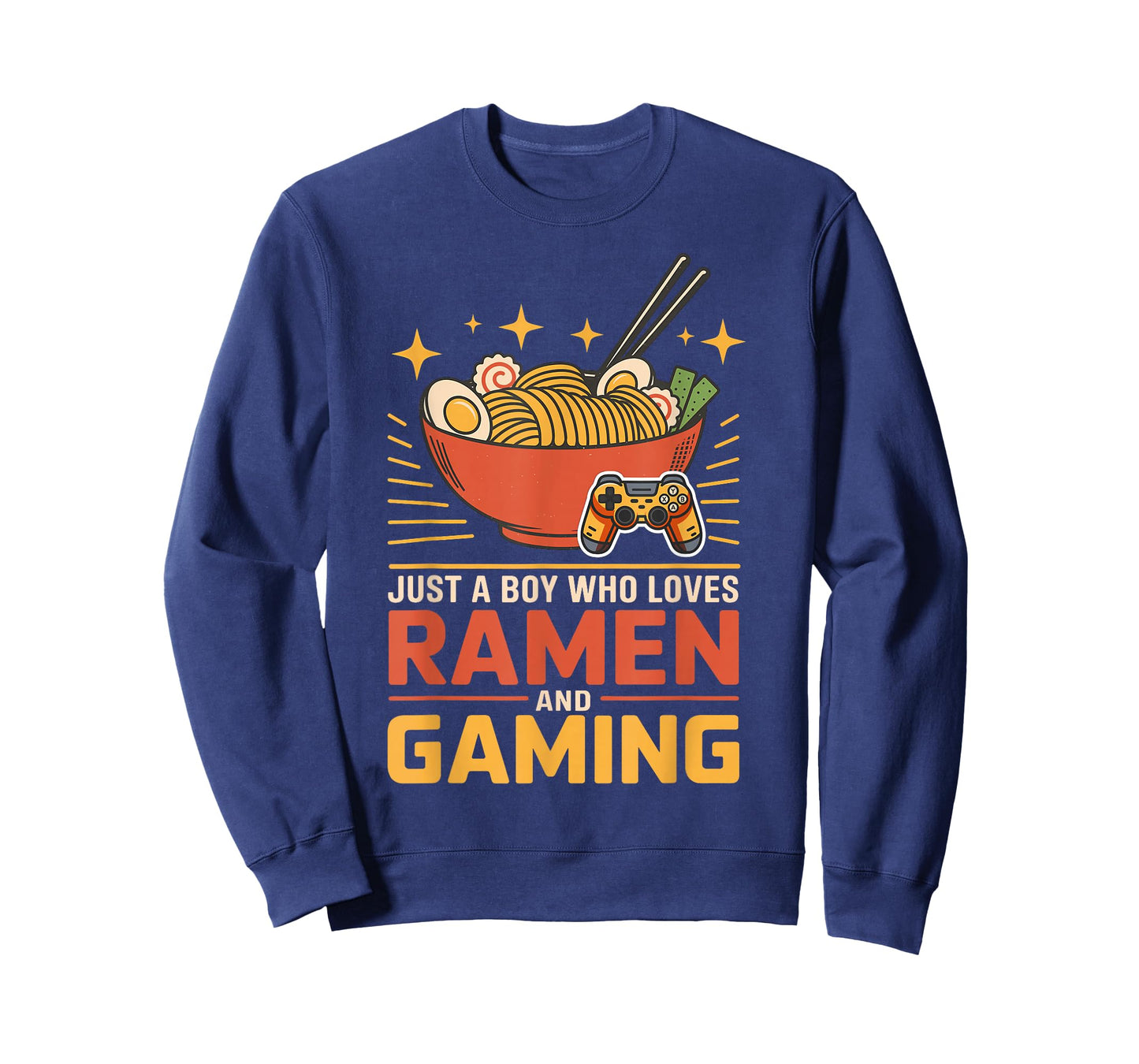 Just A Boy Who Loves Ramen and Gaming Japan Anime Video Game T-Shirt