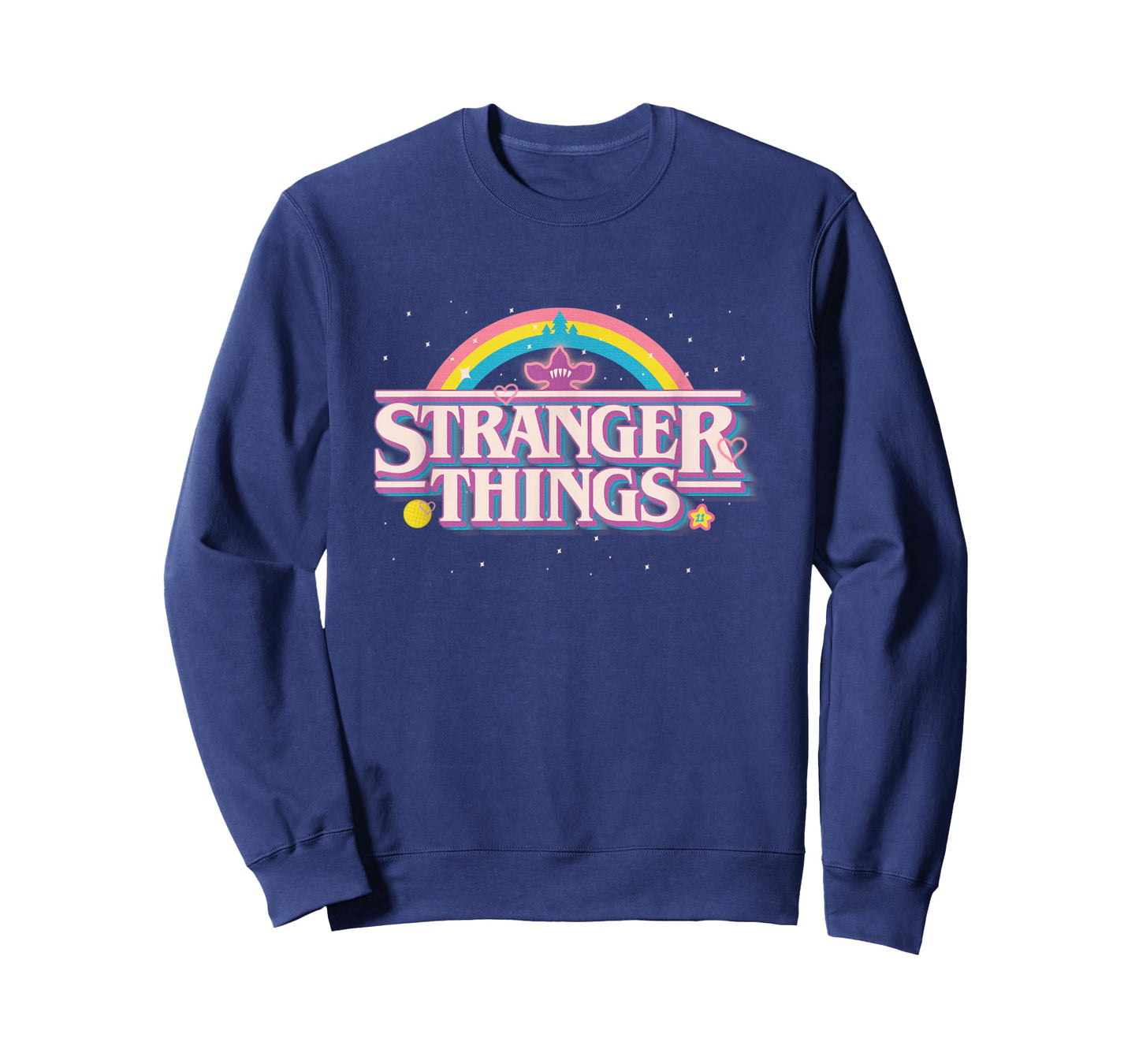 Stranger Things Rainbow Cute Demogorgon Title Logo T-Shirt