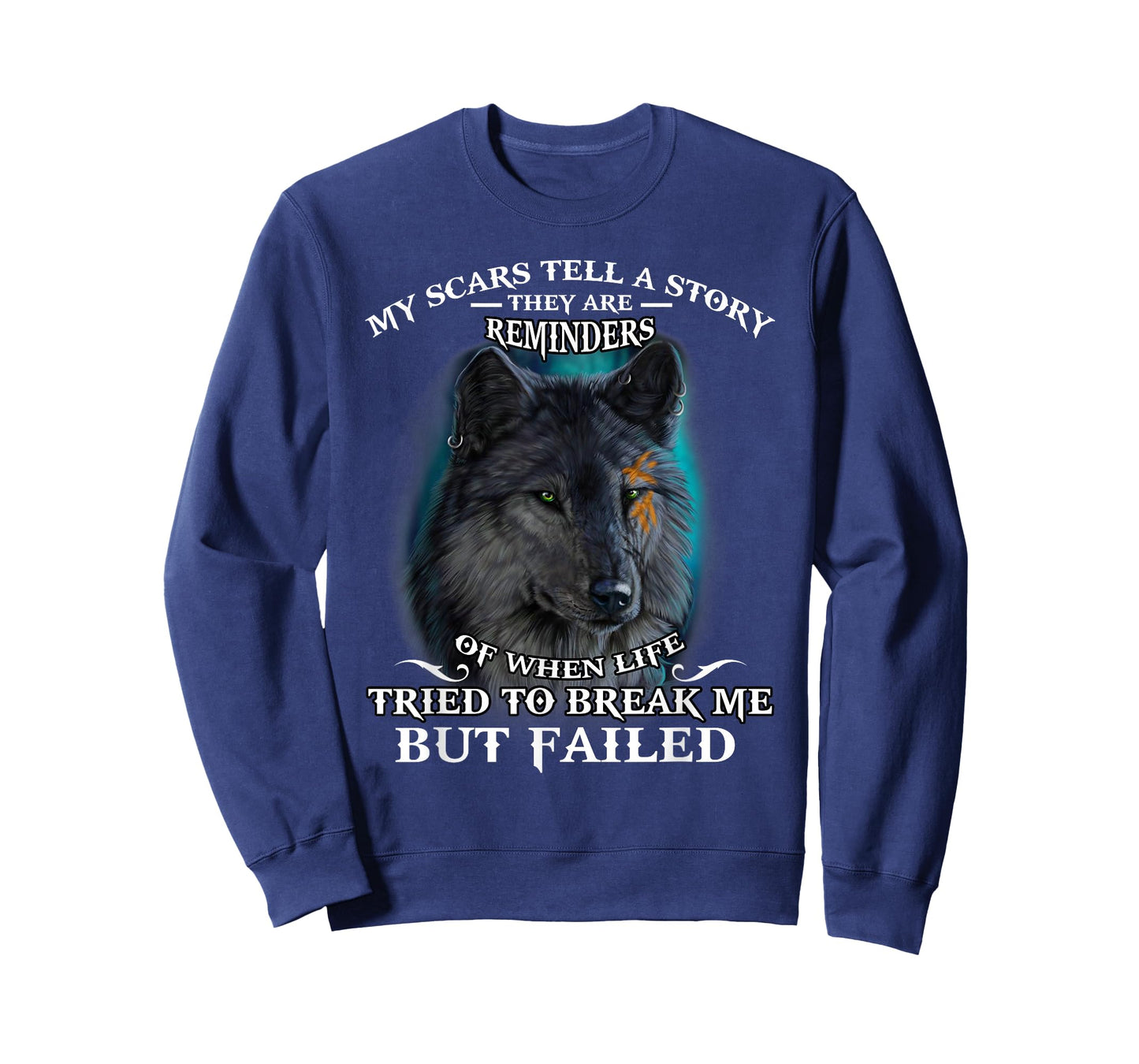 Wolf lover Tee My scar tell a story T-Shirt T-Shirt