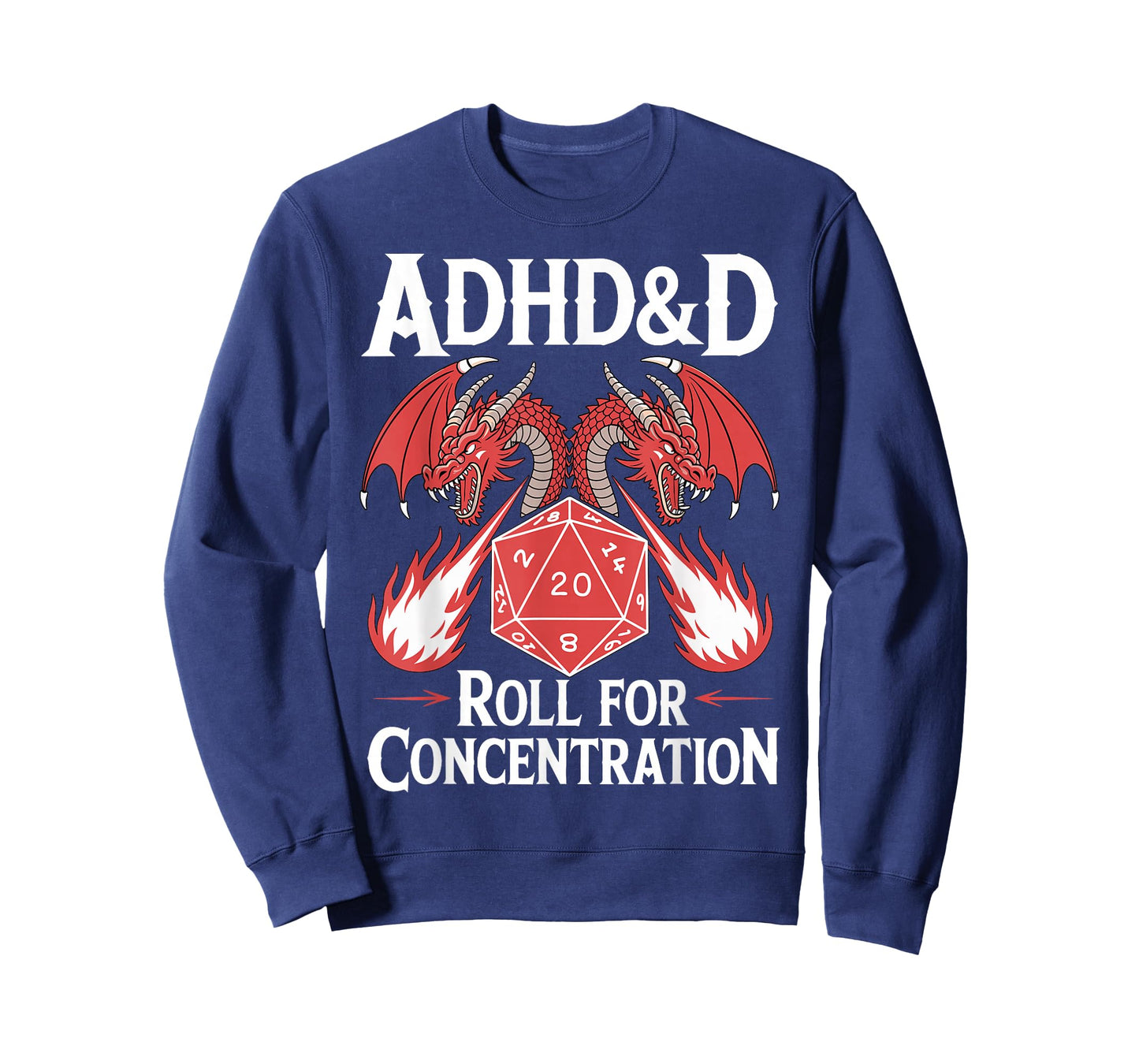 Adhd&d Adhd Roll For Concentration T-Shirt