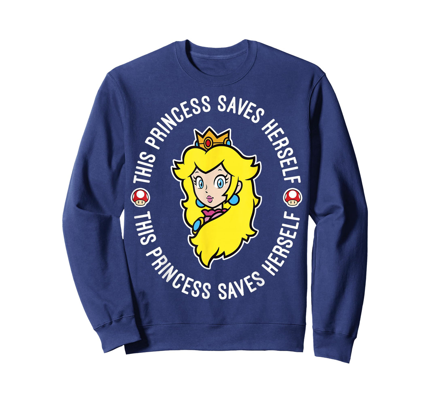Nintendo Super Mario Princess Peach Saves Herself T-Shirt T-Shirt