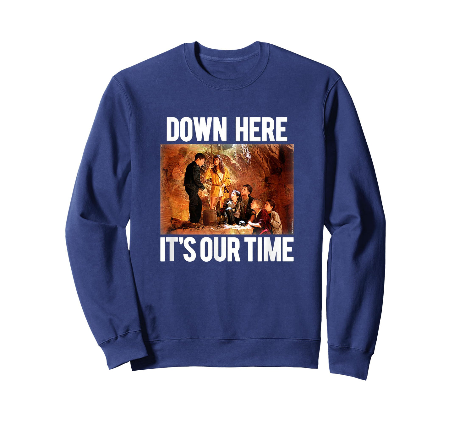 The Goonies Down Here It's Our Time Cave Photo Movie T-Shirt