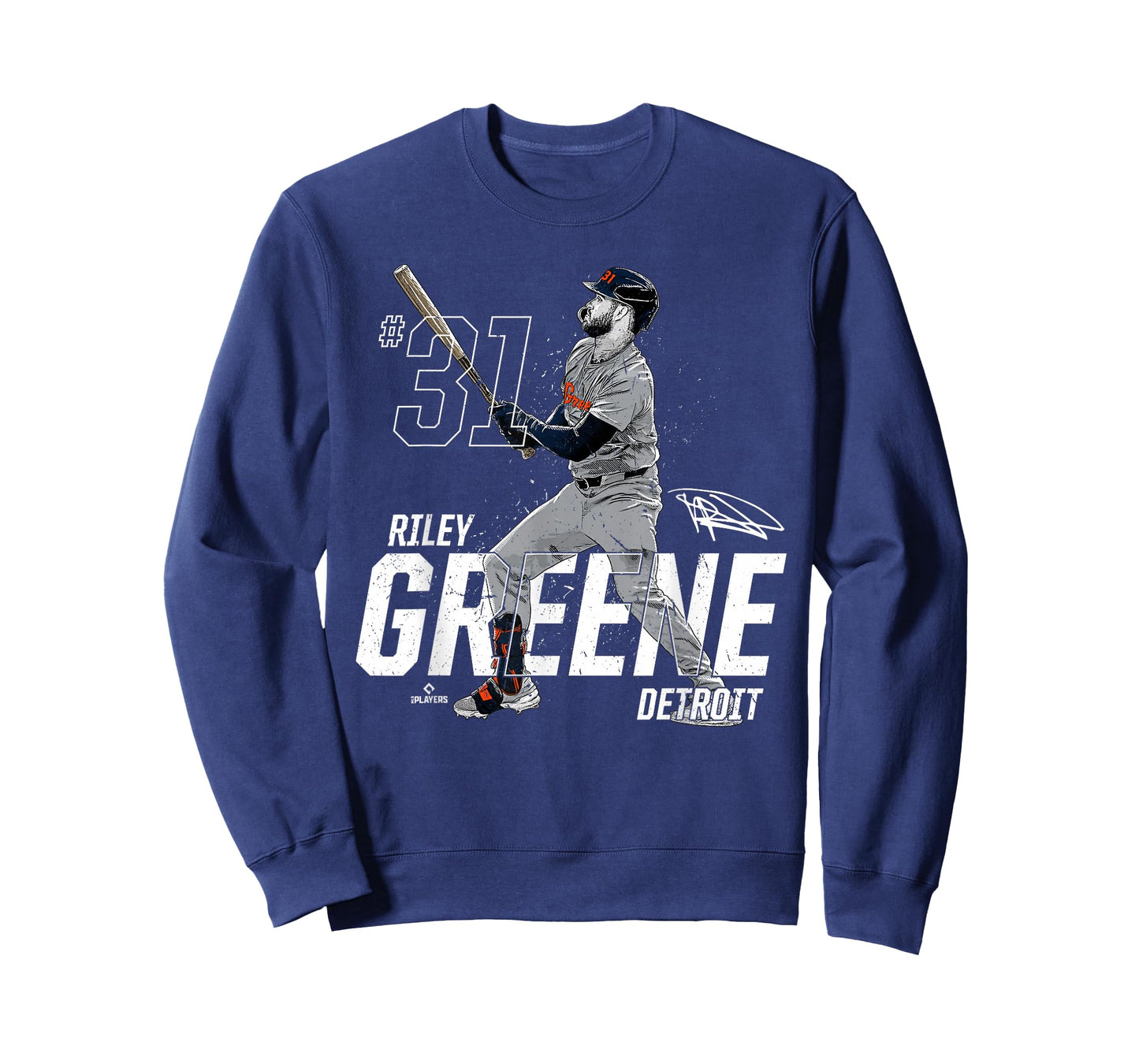 Dynamic Pose Riley Greene Detroit Baseball MLBPA T-Shirt