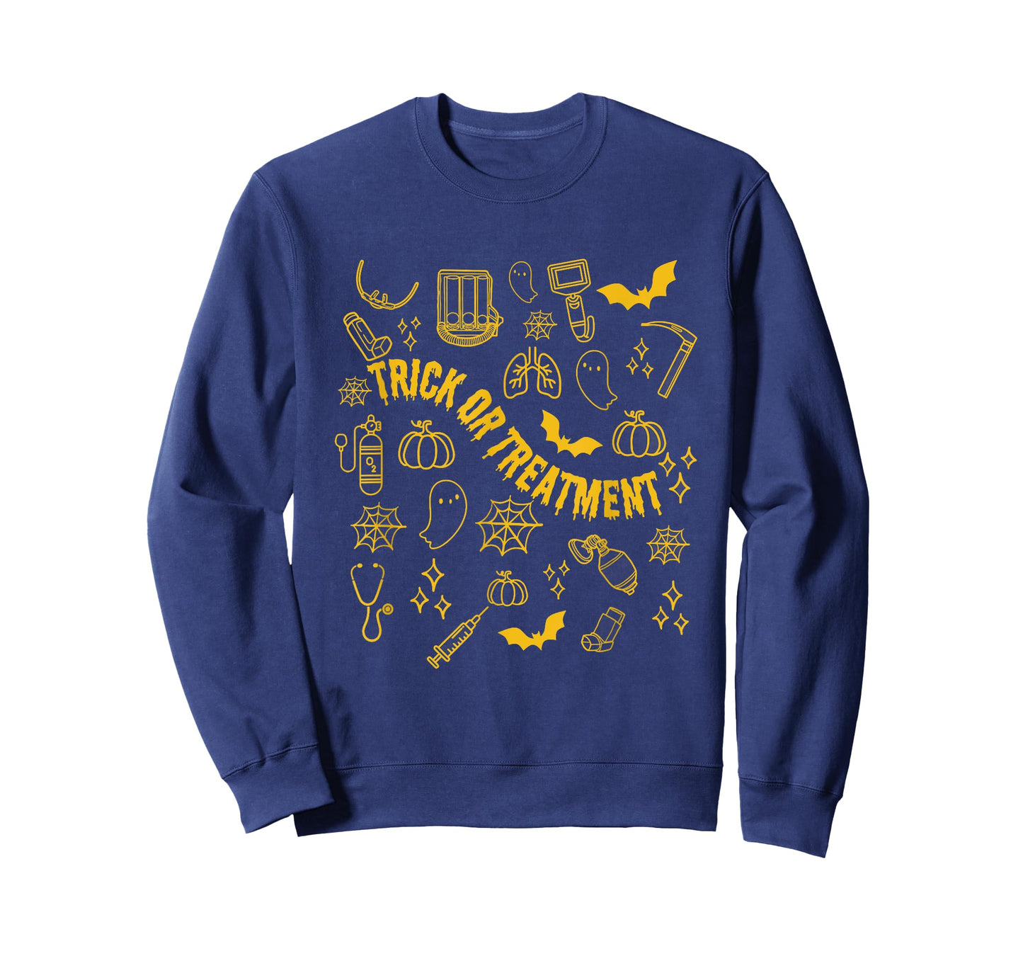 Women Trick Or Treatment RT Halloween Respiratory Therapy T-Shirt