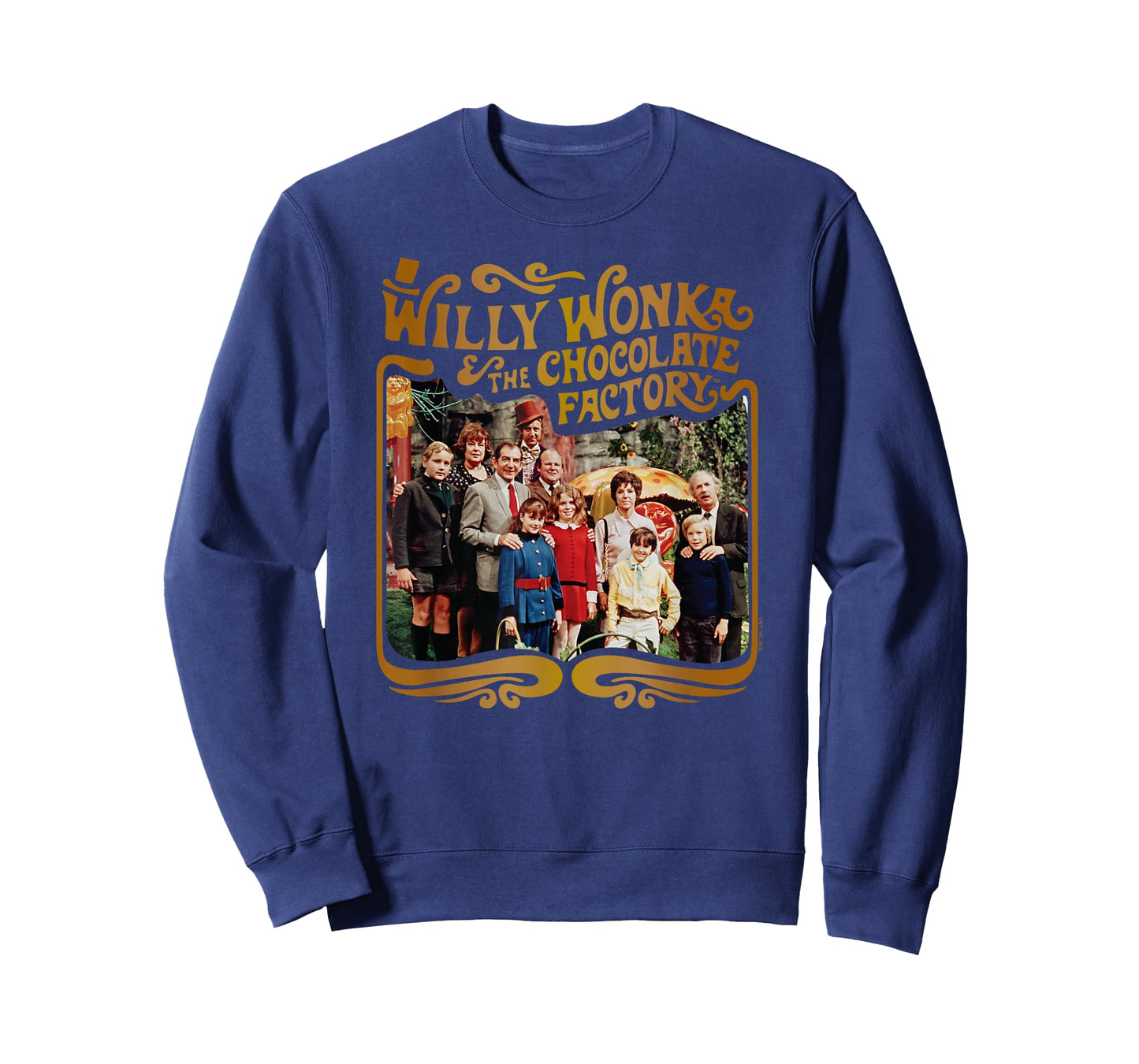 Willy Wonka & The Chocolate Factory - Willy Wonka Cast Photo T-Shirt