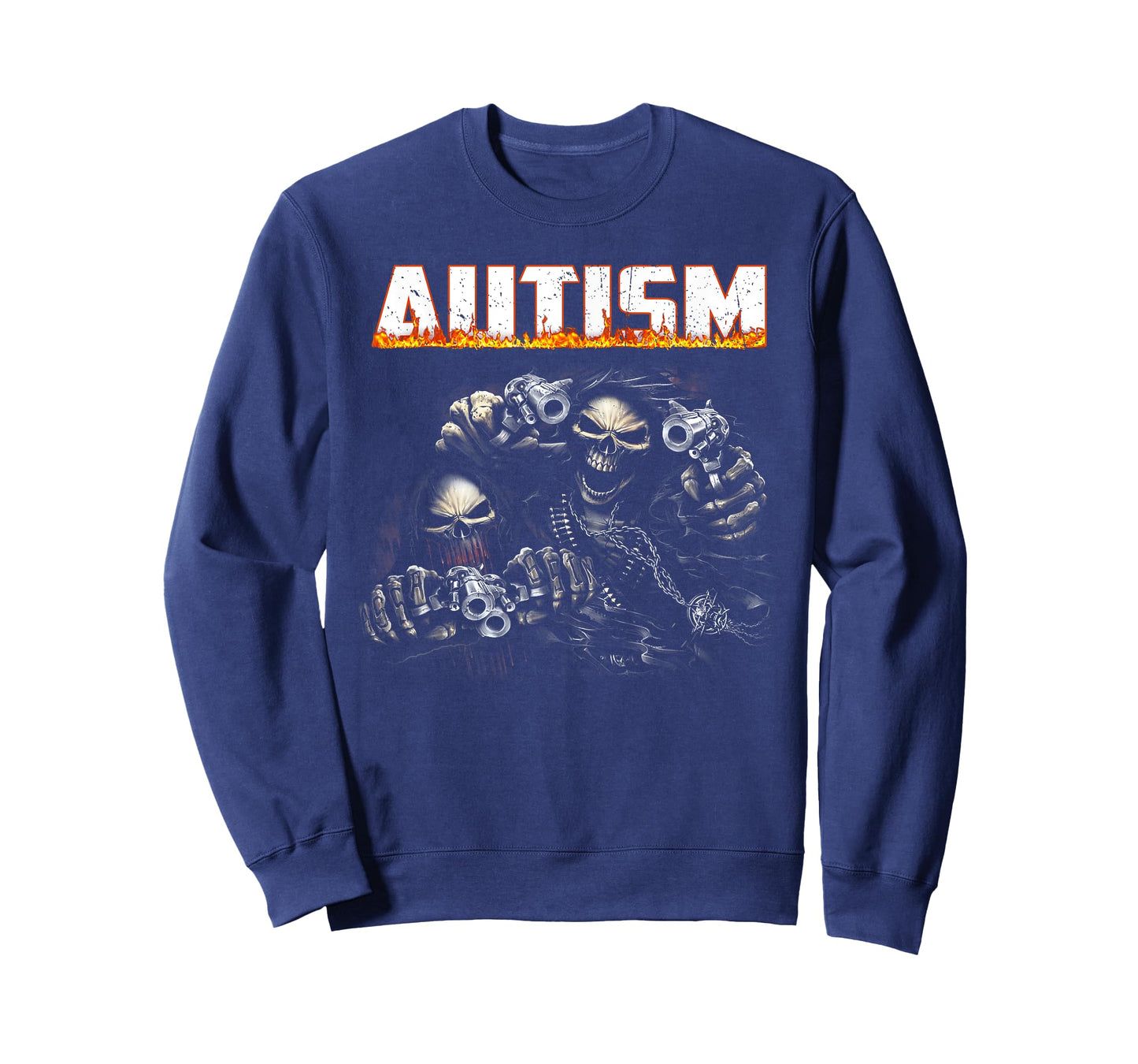 Funny Autism Skeleton Meme Halloween Costume Spooky Season T-Shirt