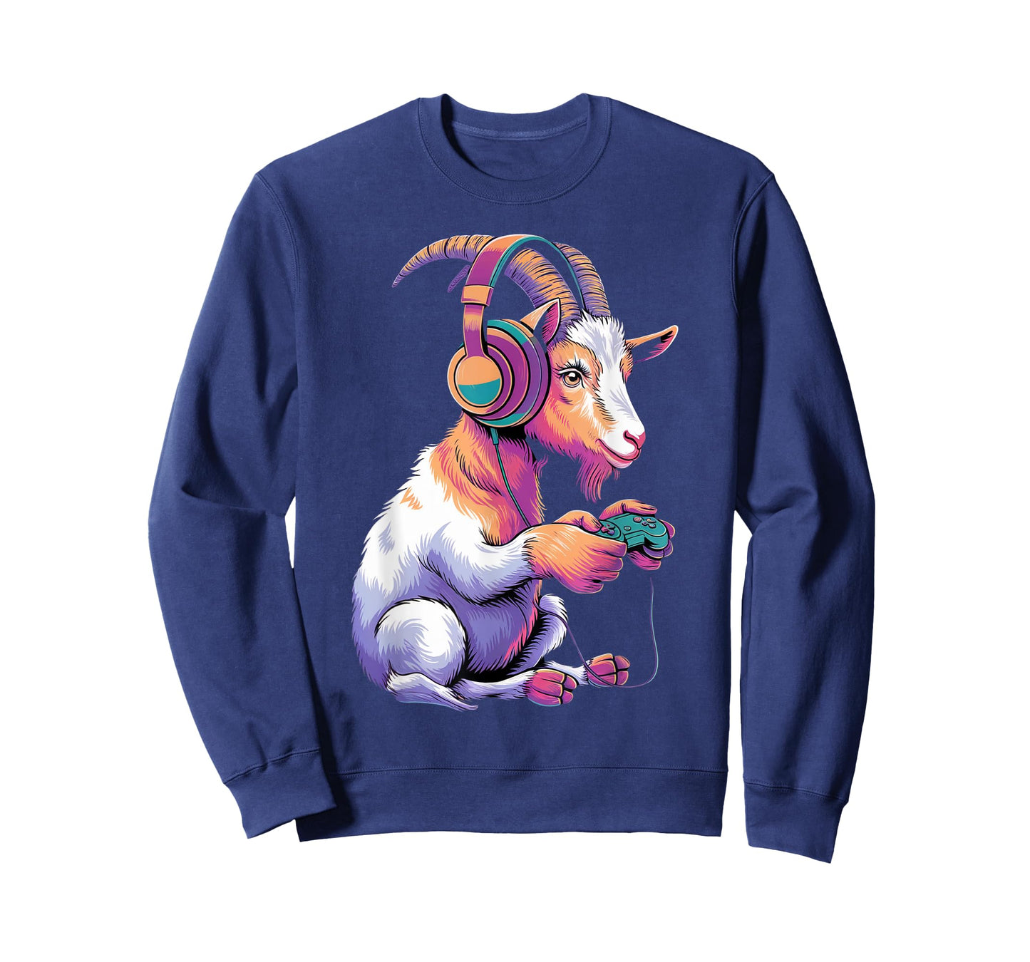 Goat Stuffed Animal Goat Costume Kids Headphones Video Game T-Shirt