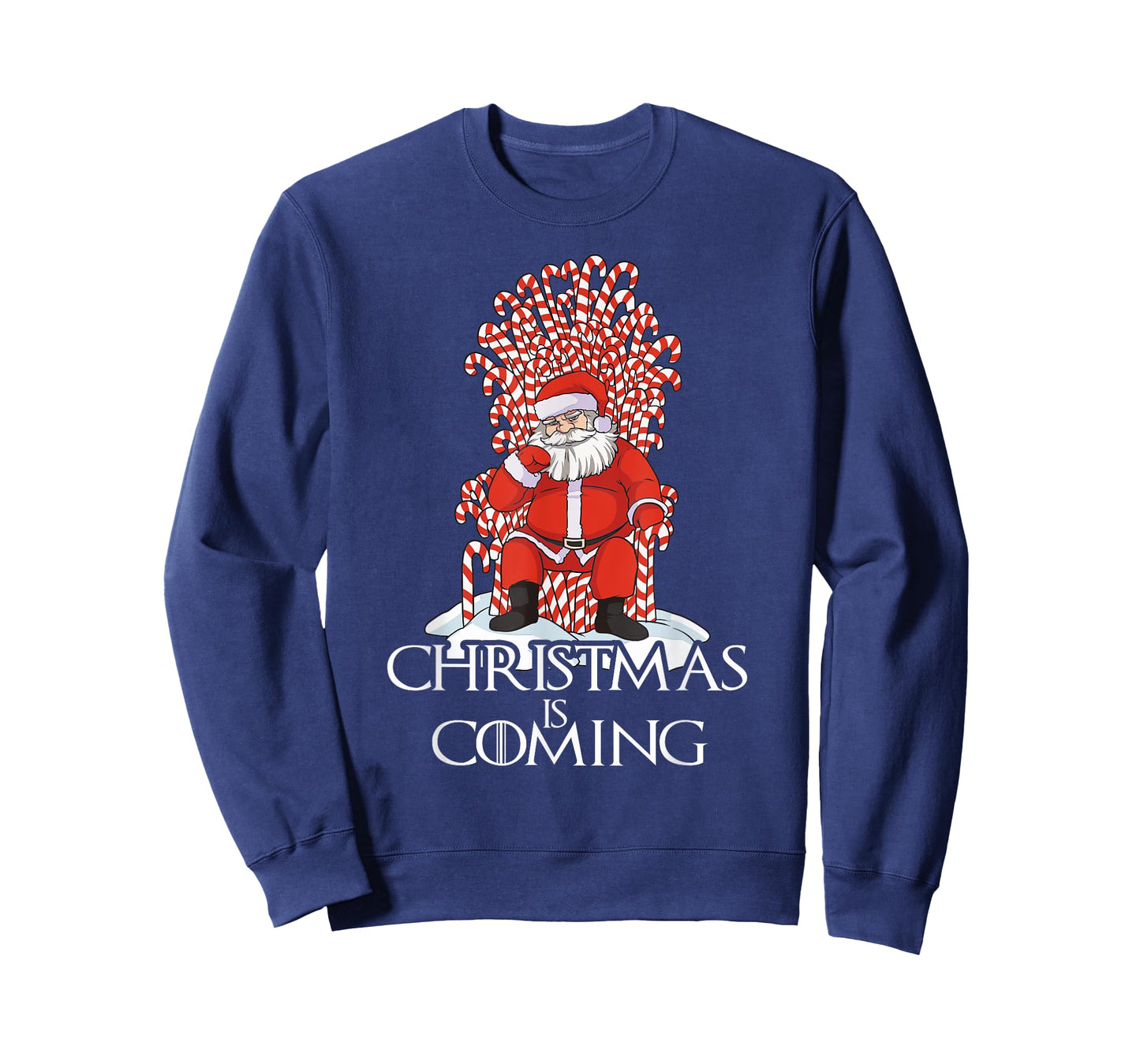 Christmas is coming funny santa claus candy canes T-Shirt