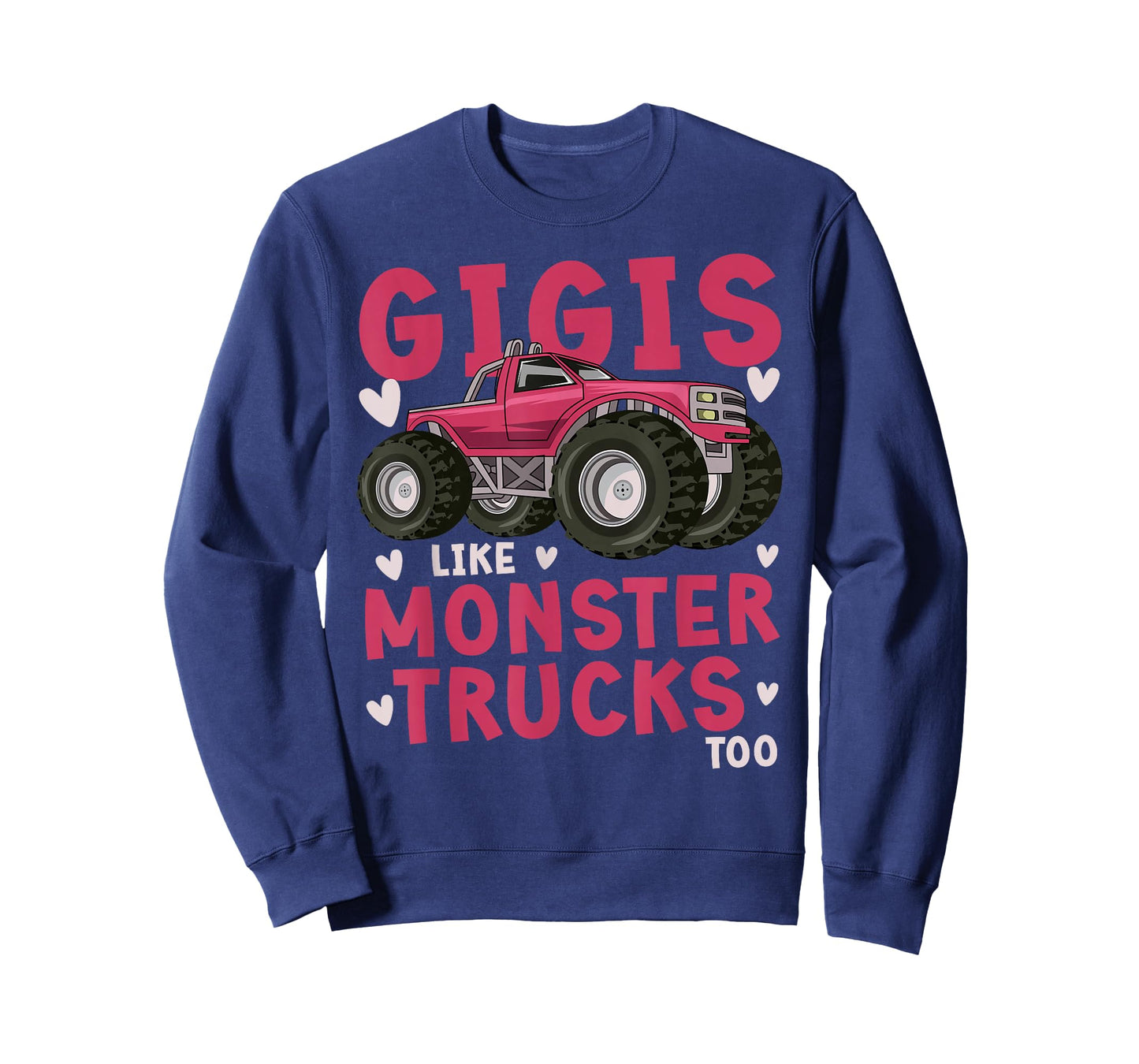 Gigis Like Monster Trucks Funny Monster Truck Gigi Grandma T-Shirt