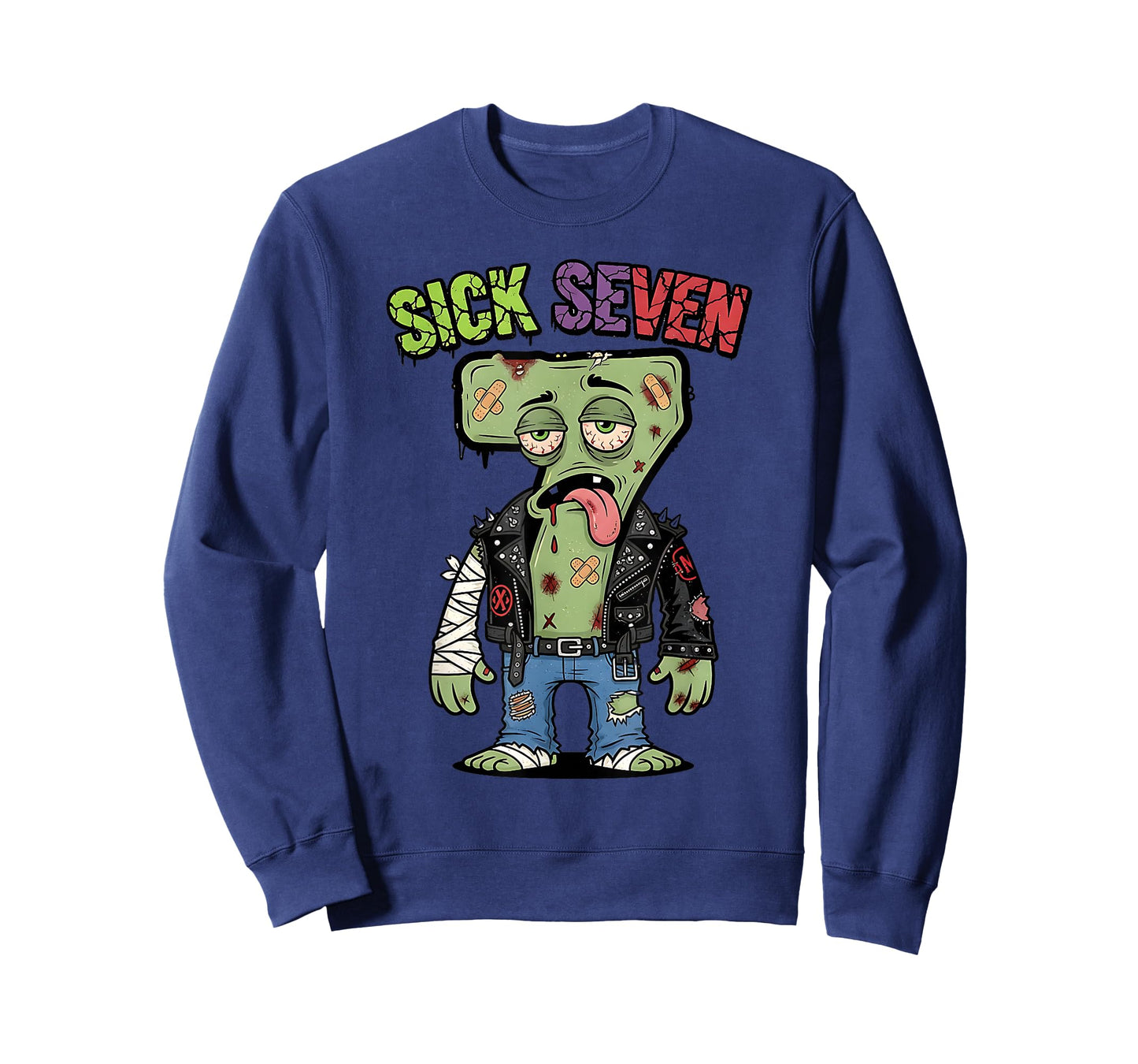 67 Funny Zombie Six Seven Humor Meme Brainrot Sick Seven T-Shirt