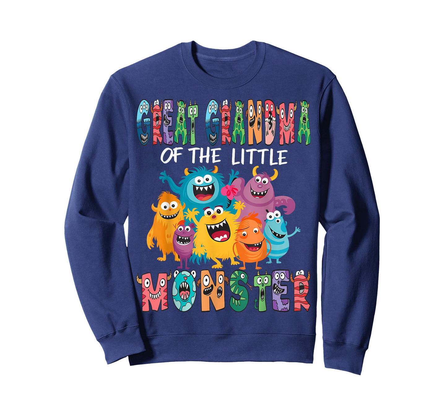 Great Grandma Of The Little Monster Kids 1St Birthday Party T-Shirt