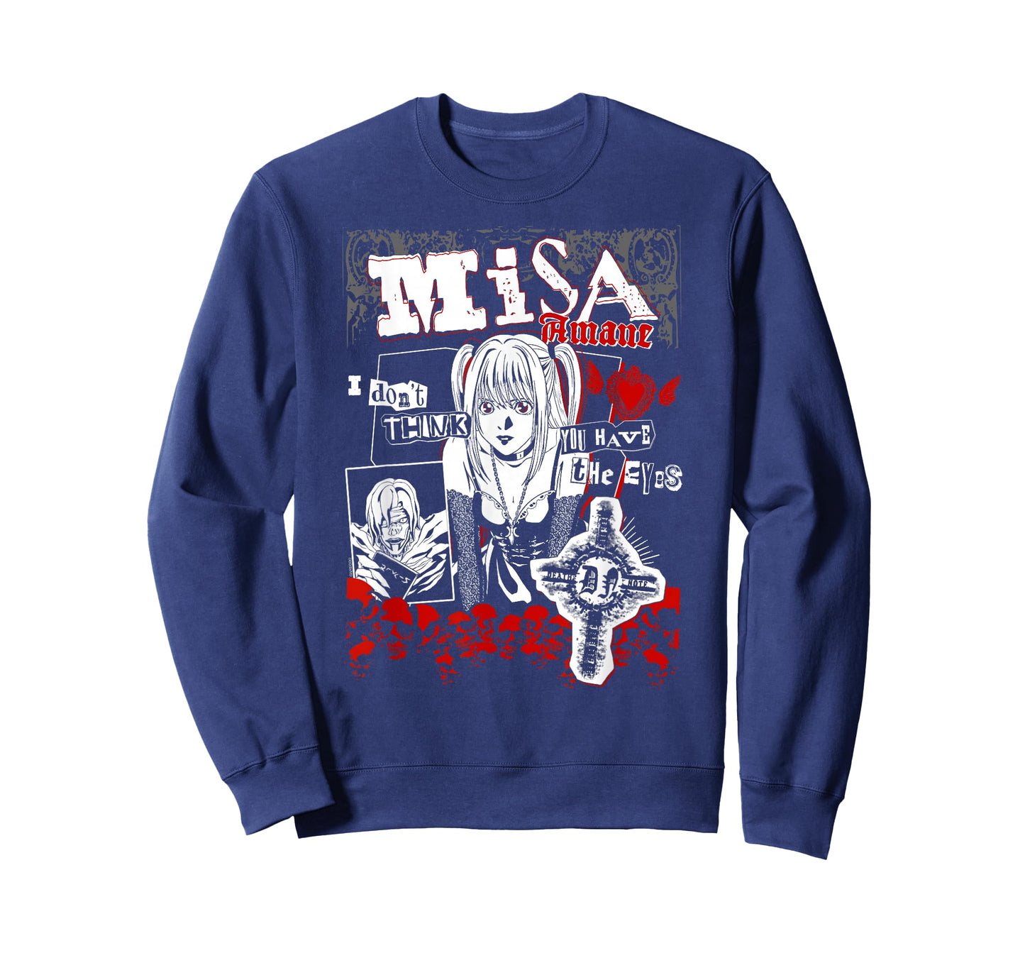 Death Note Misa Amane Punk Zine Collage Anime T-Shirt