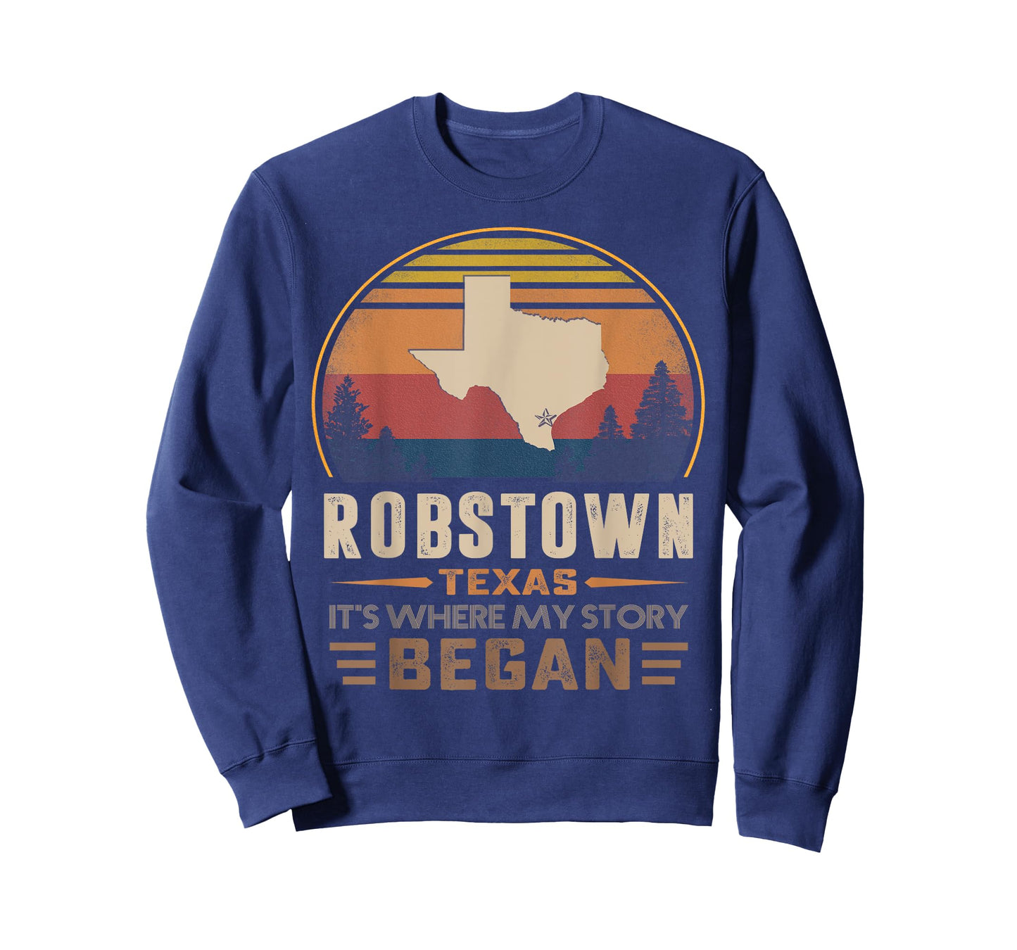 Vintage Robstown Texas Homtown My Story Began T-Shirt