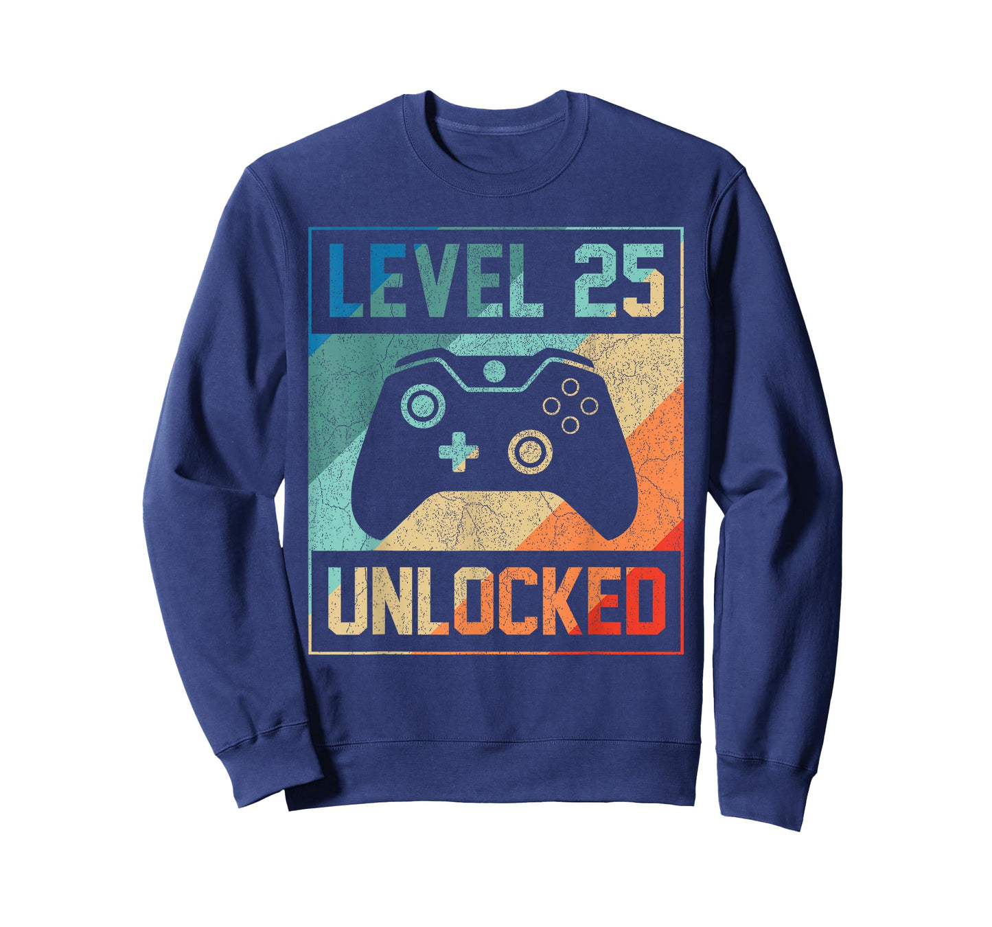 Level 25 Unlocked Video Gamer 25th Birthday Gifts T-Shirt