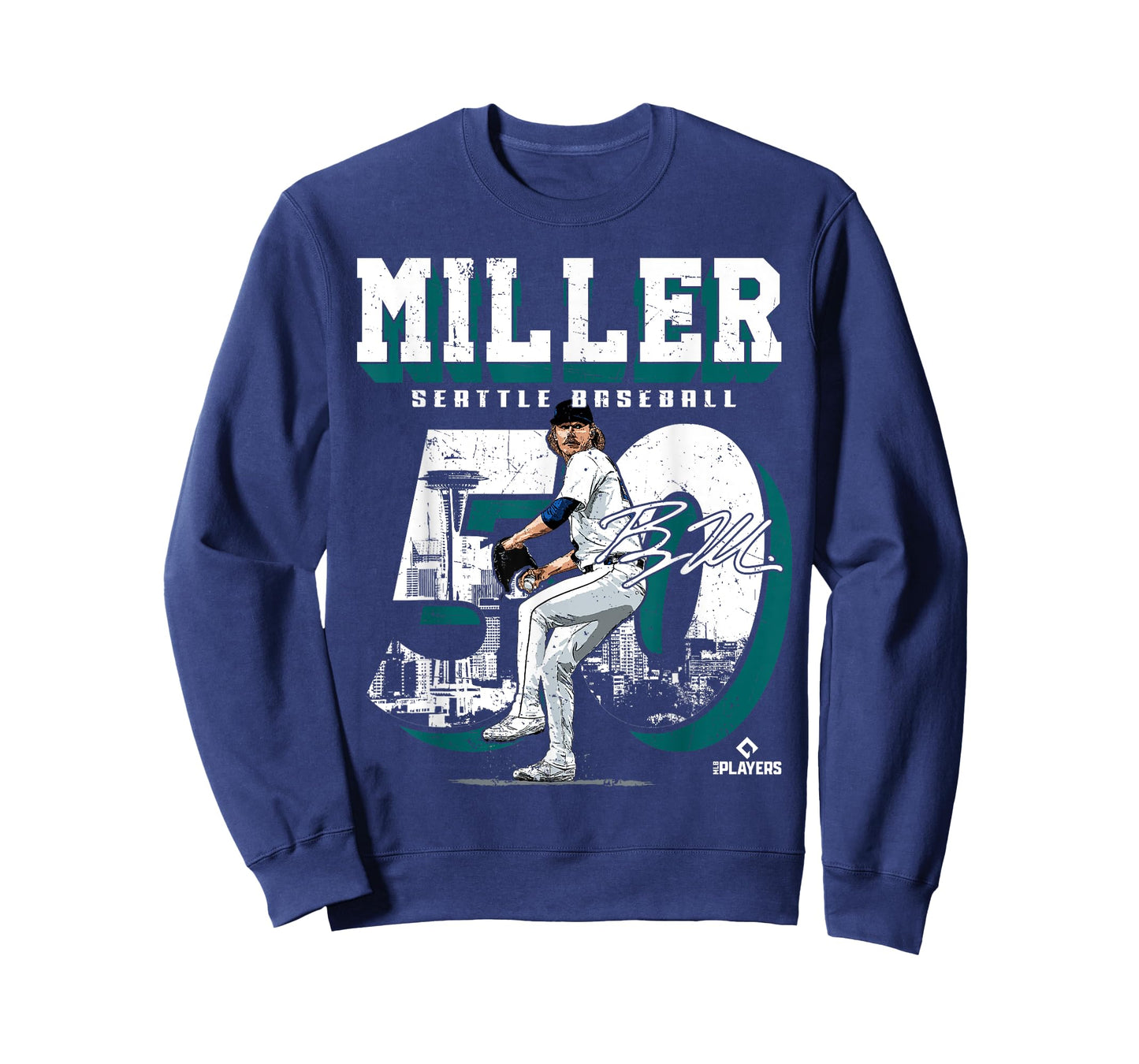 Bryce Miller | Seattle MLB Baseball Player | MLBBMI201M T-Shirt